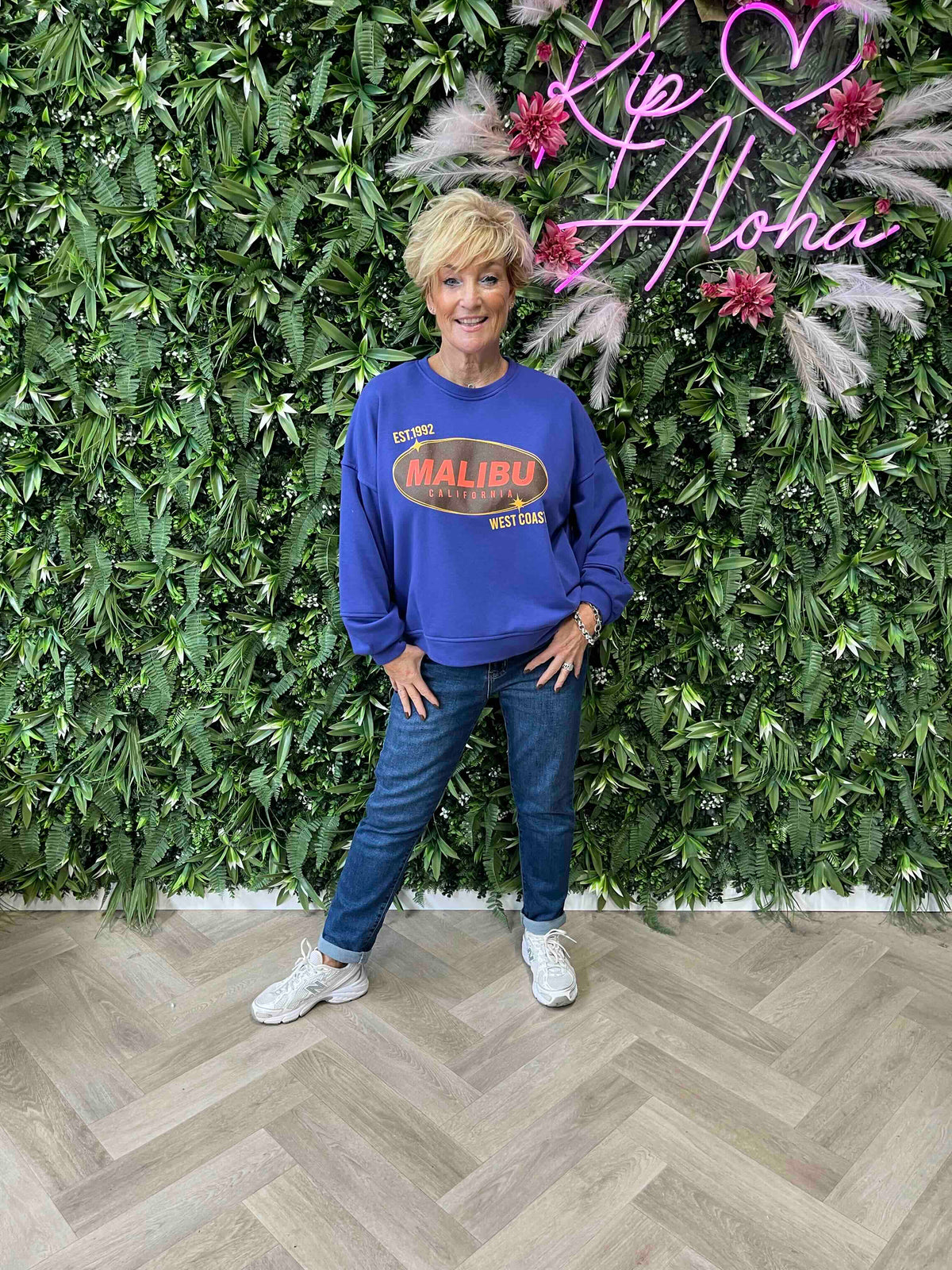 Sweater malibu paars