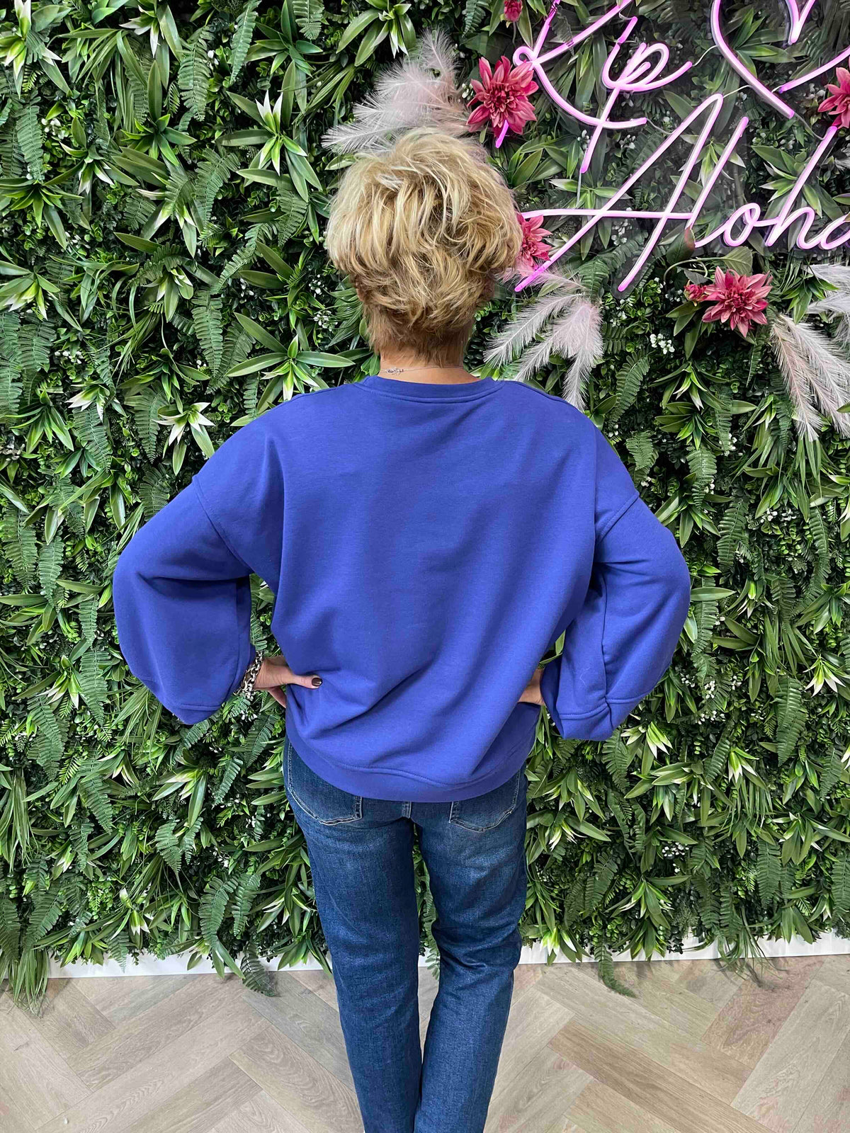 Sweater malibu paars