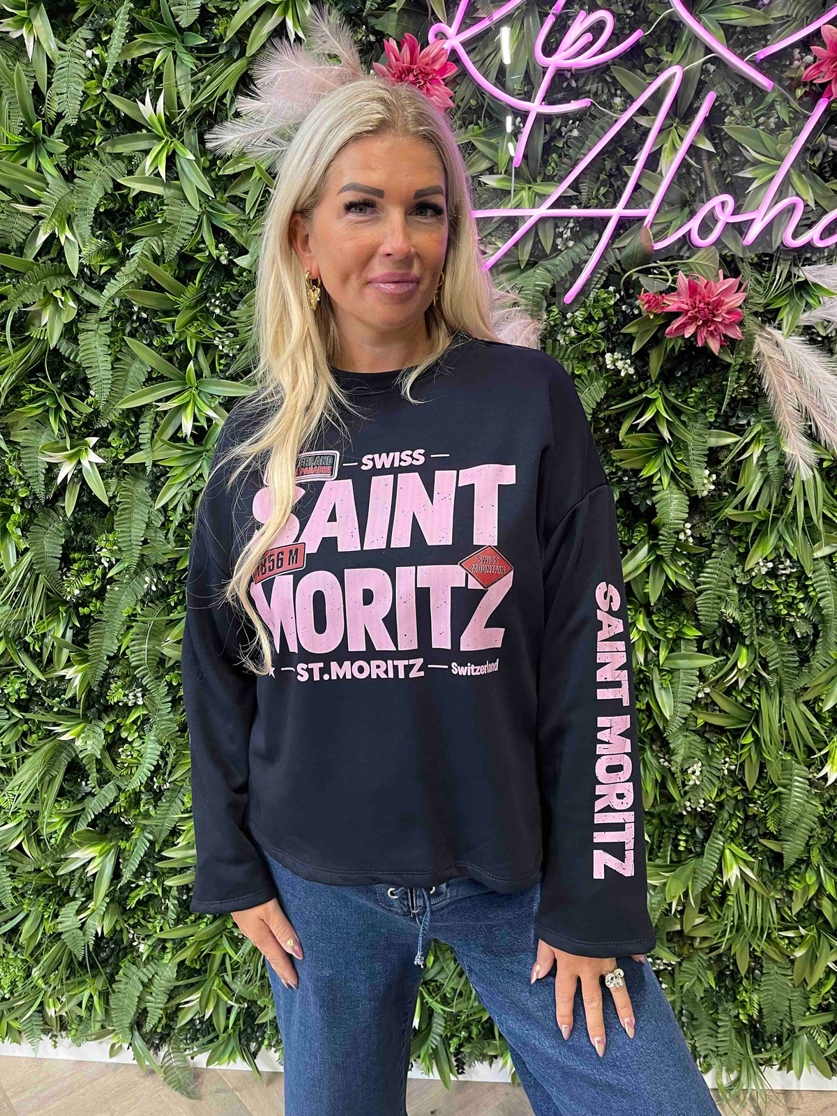 Longsleeve saint mortiz marineblauw