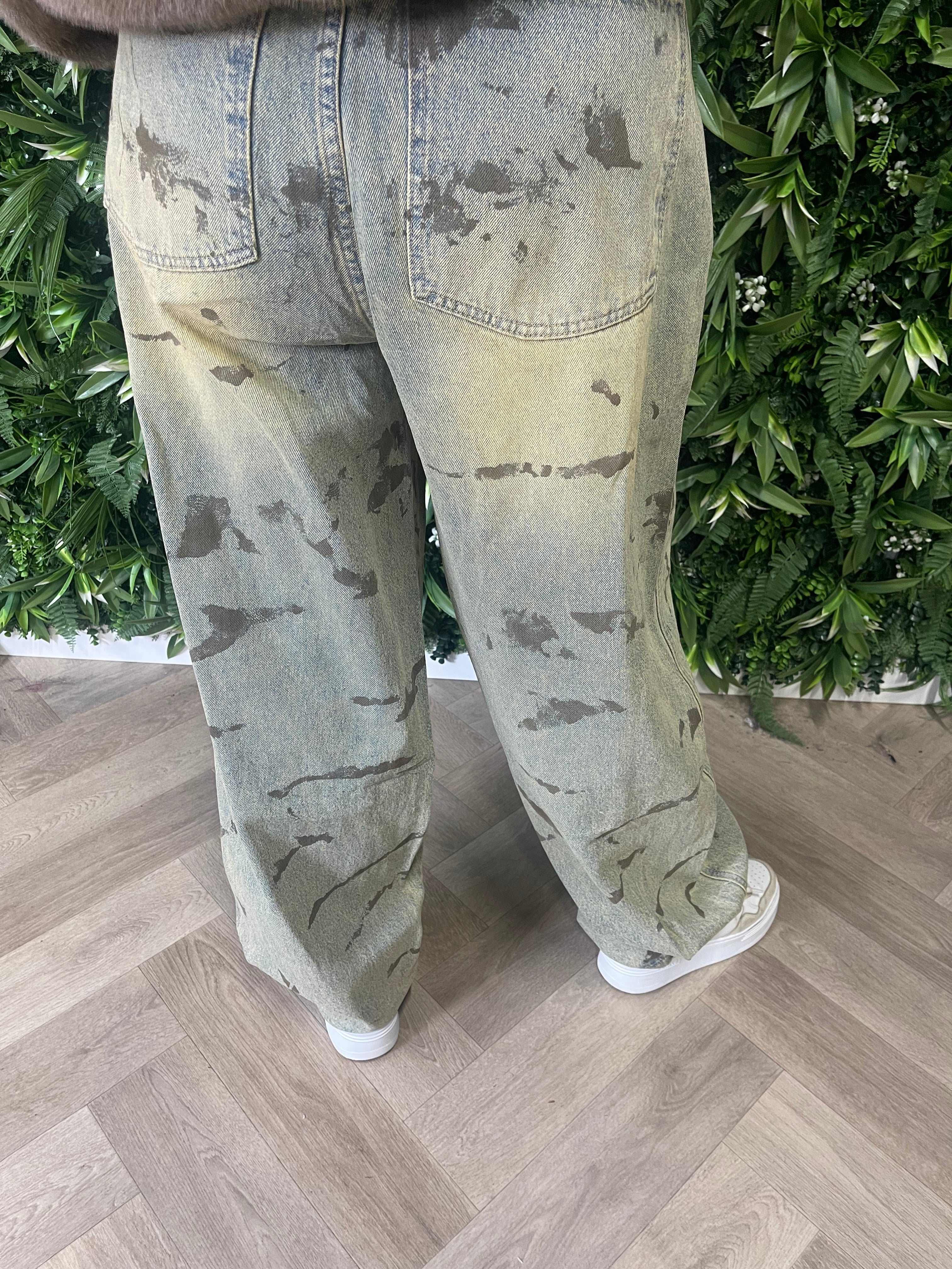 SeeSee Barrel jeans light stonewash