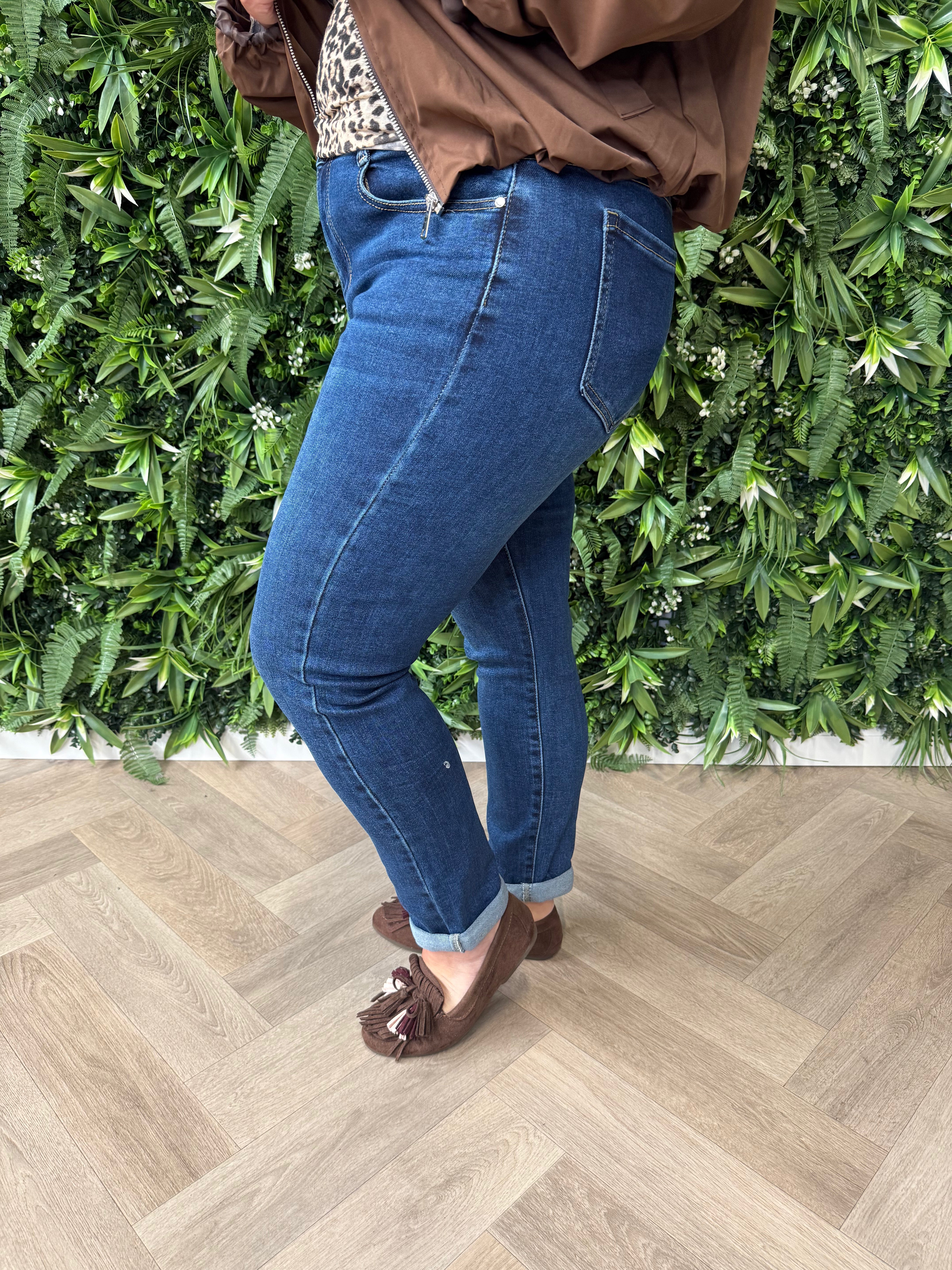 G-smack jeans momfit blauw