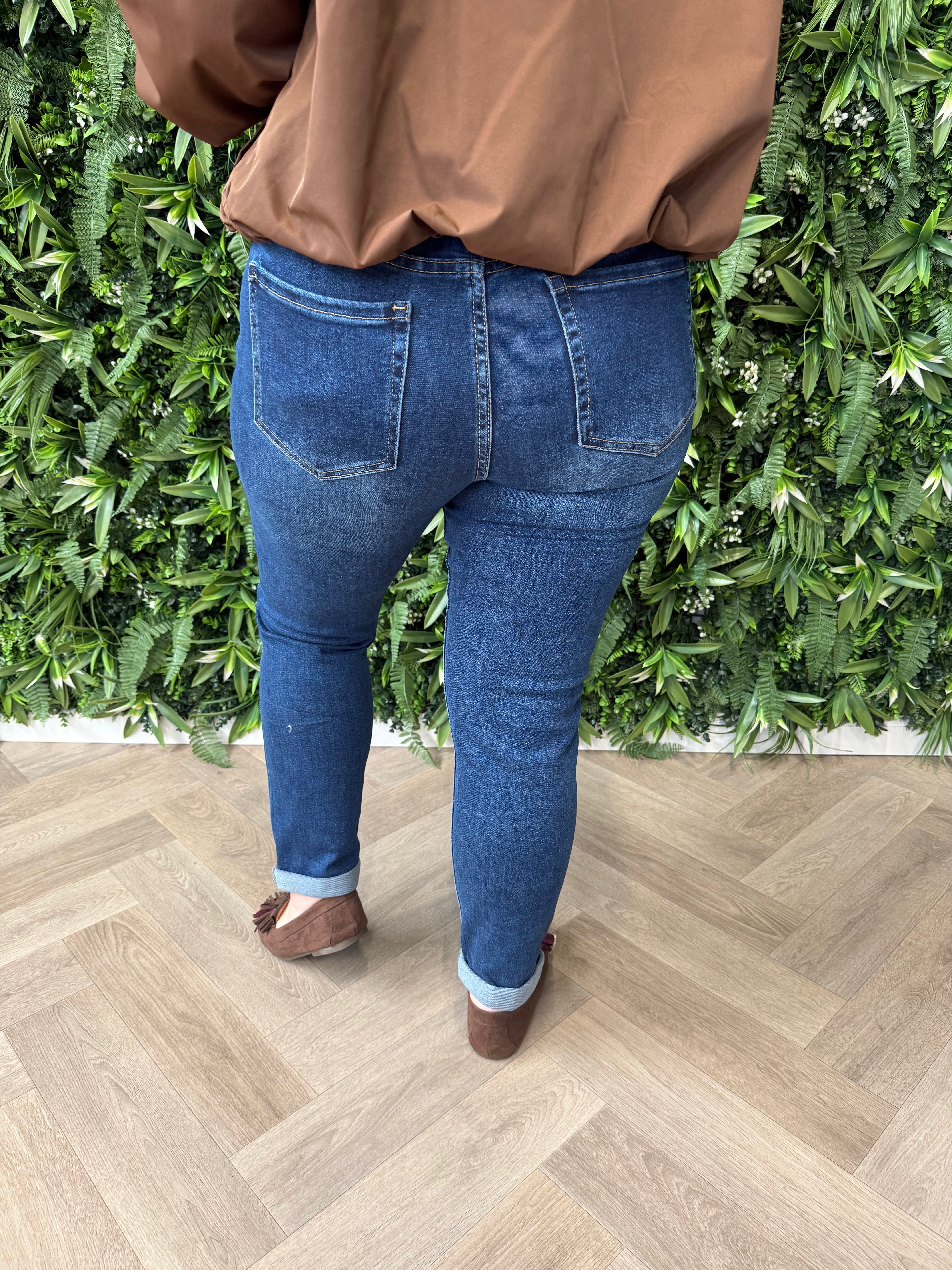 G-smack jeans momfit blauw