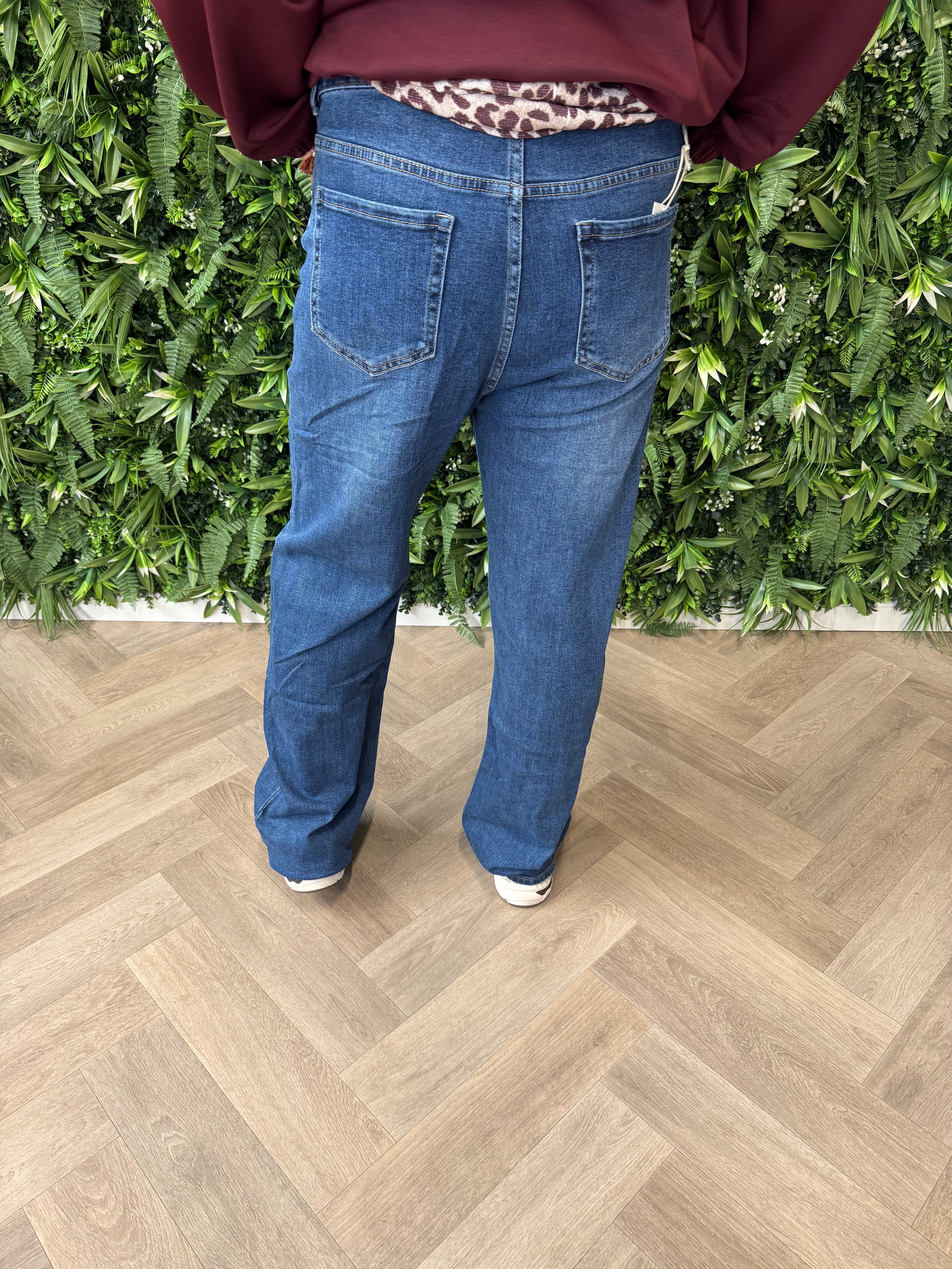 G-smack wide leg jeans blauw