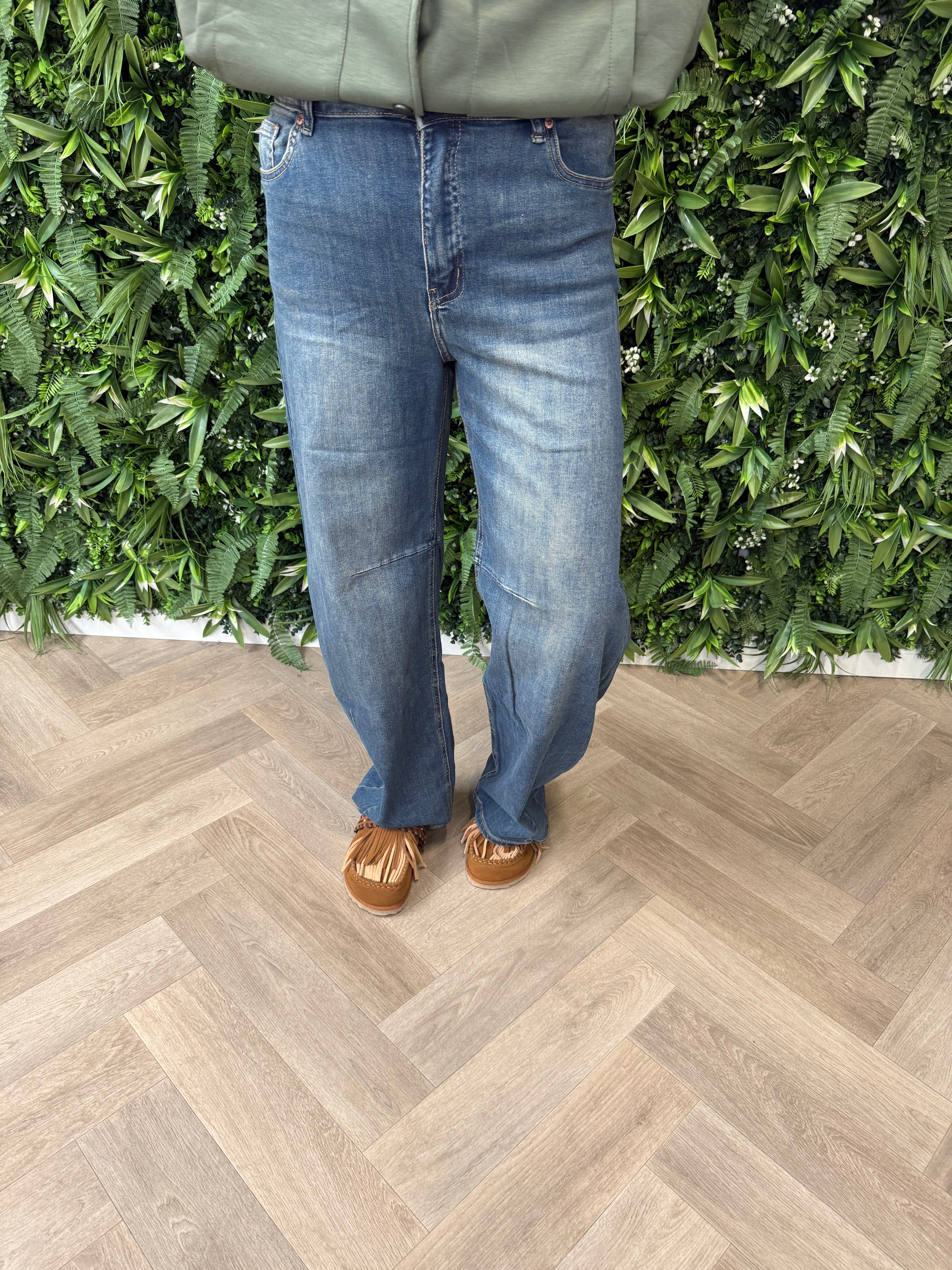 Jewelly ballon jeans blauw