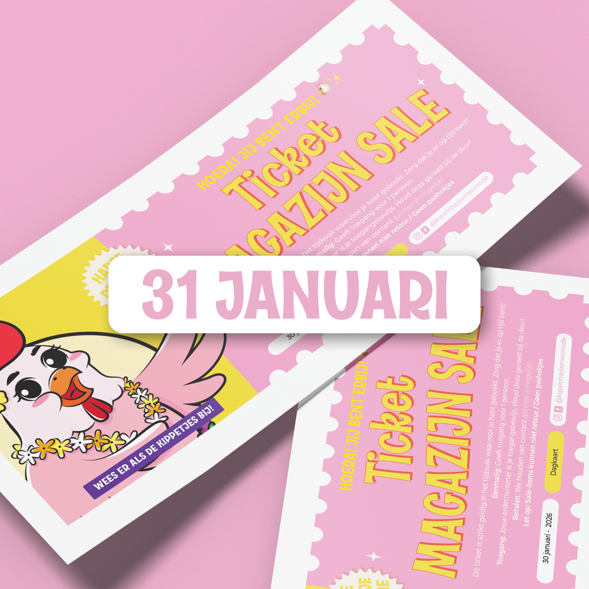 MAGAZIJN SALE 31 JAN