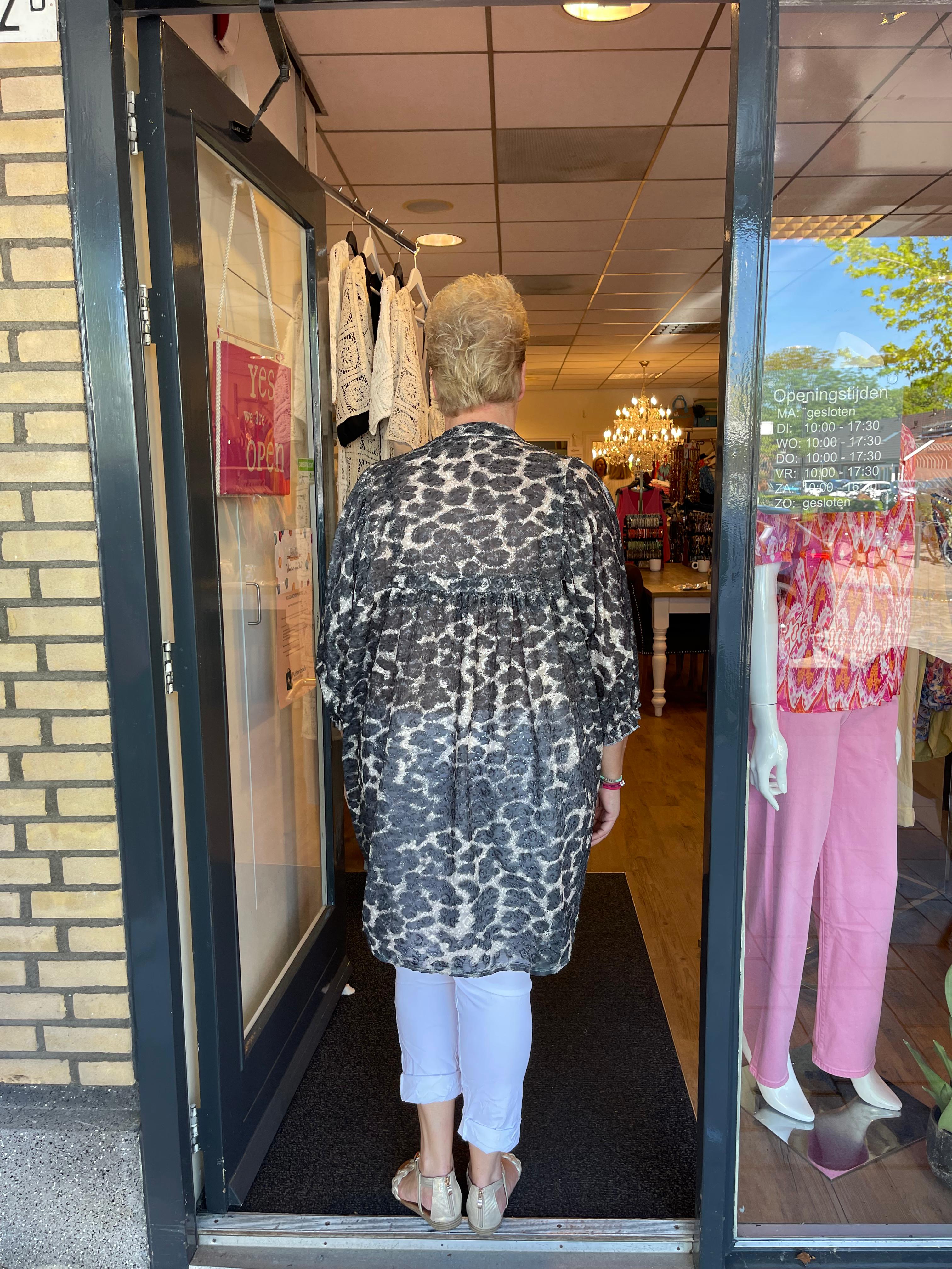 Tuniek panter shine zwart