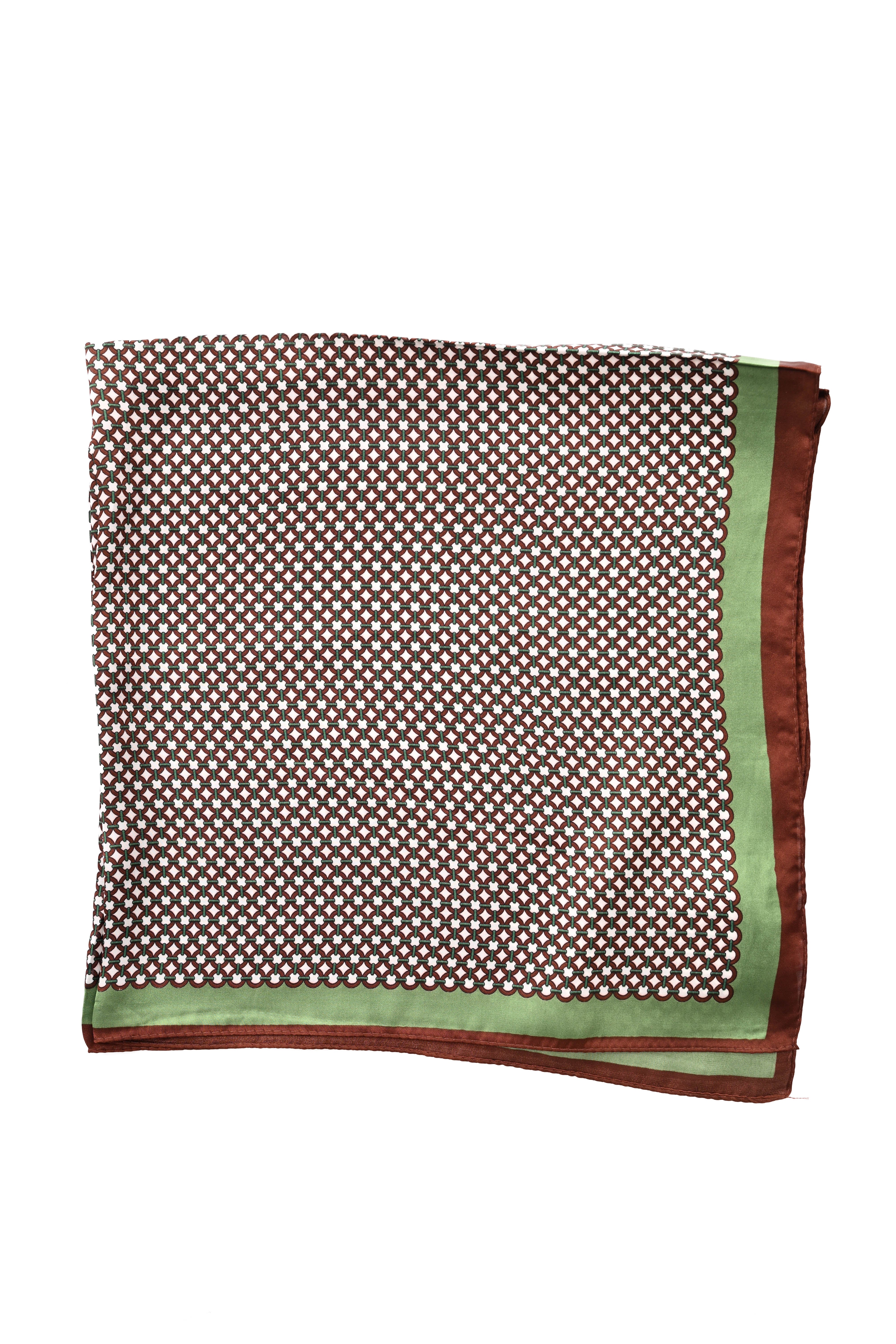 Kort sjaaltje cirkels bruin