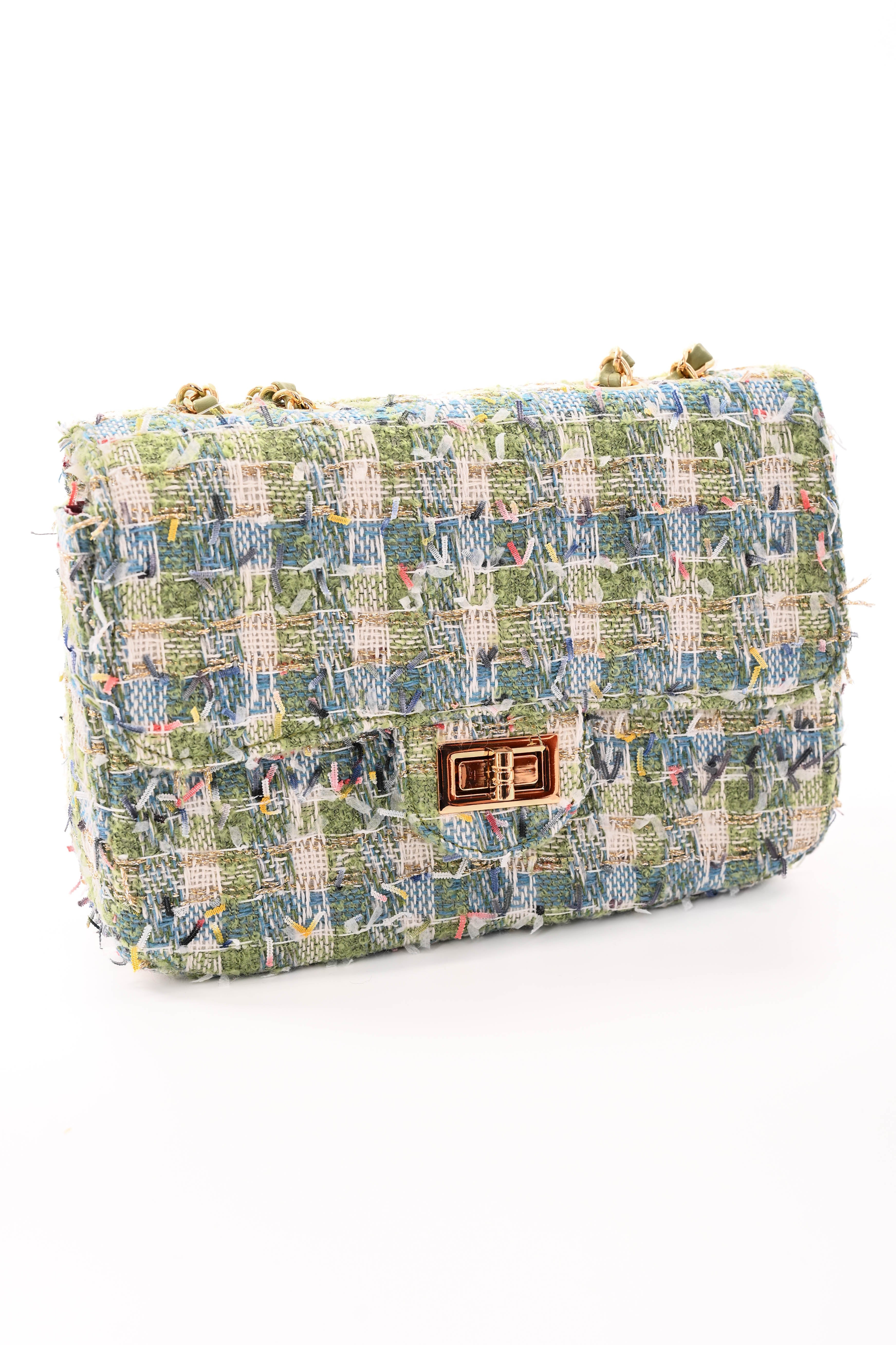 Kleine tas ruffles groen