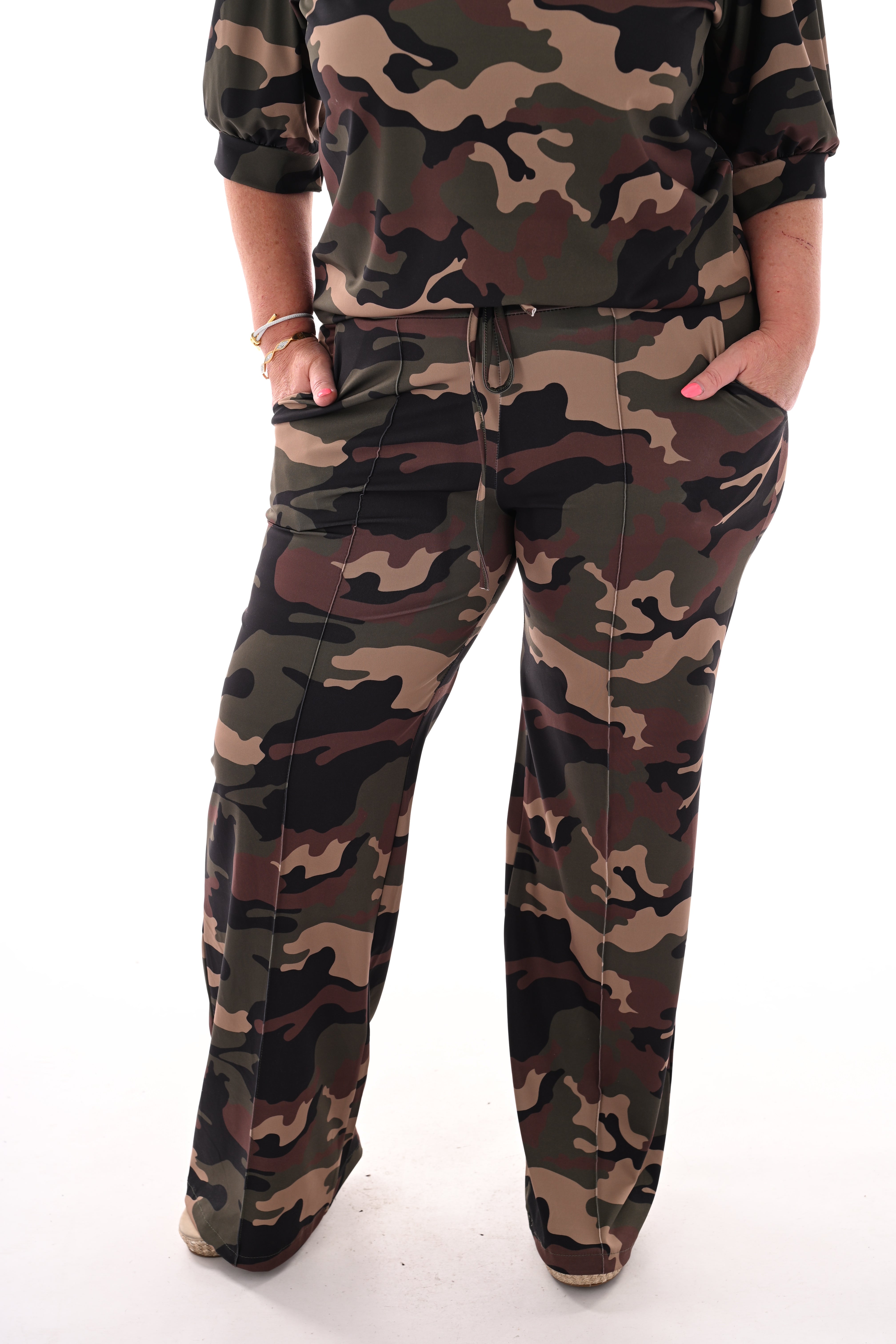 Travel broek army legergroen