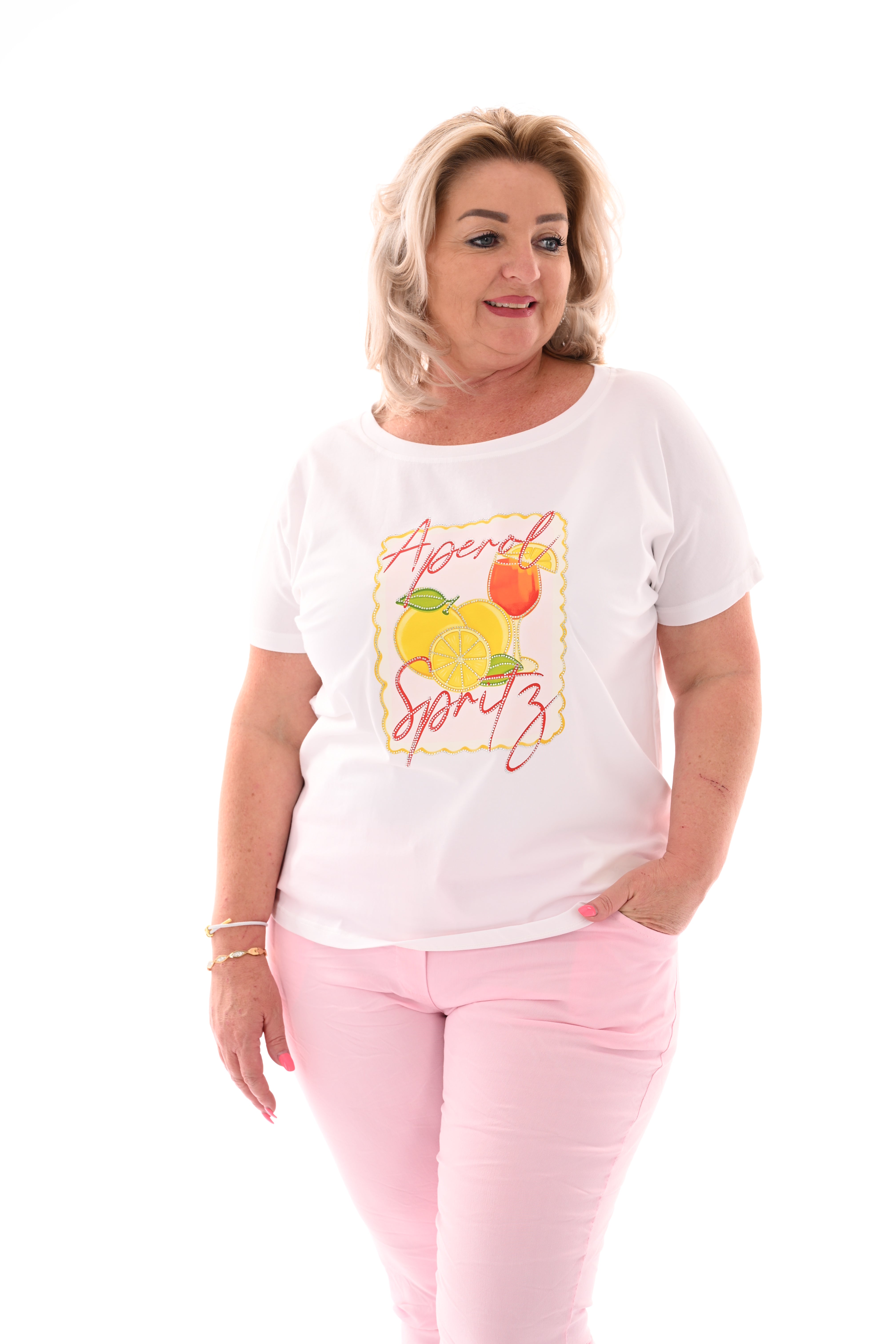 T-shirt aperol oranje