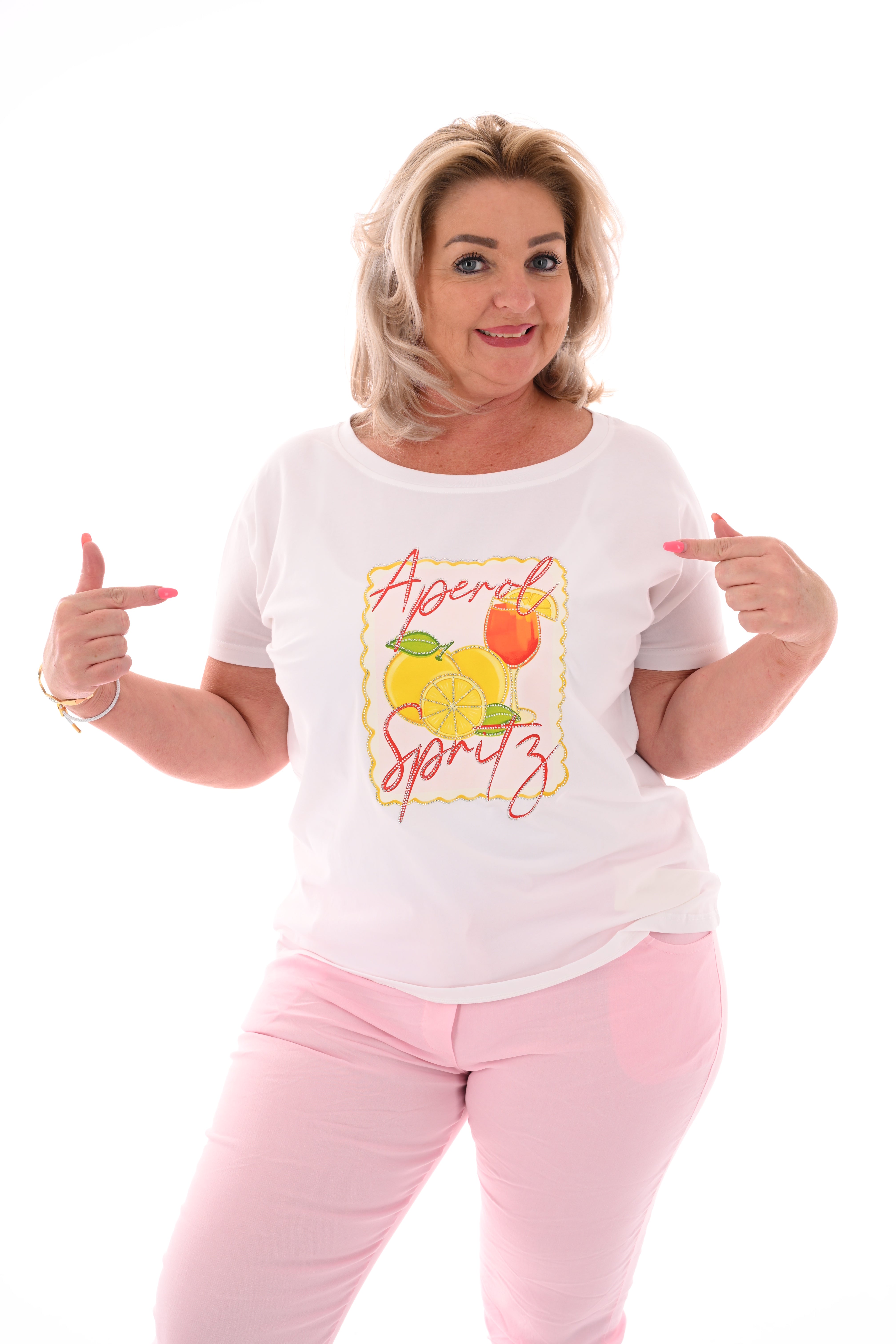 T-shirt aperol oranje