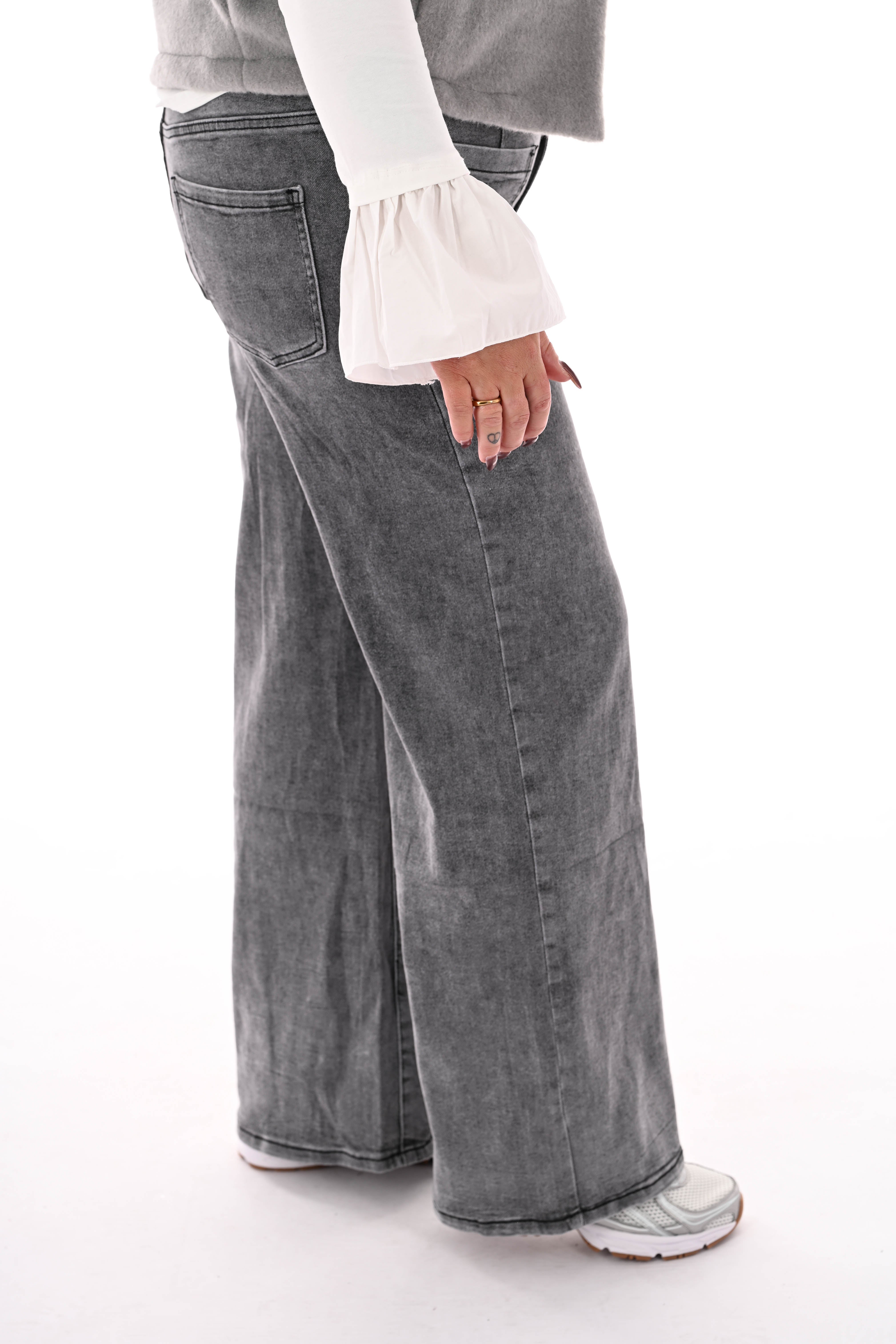 Redberry wide leg grijs