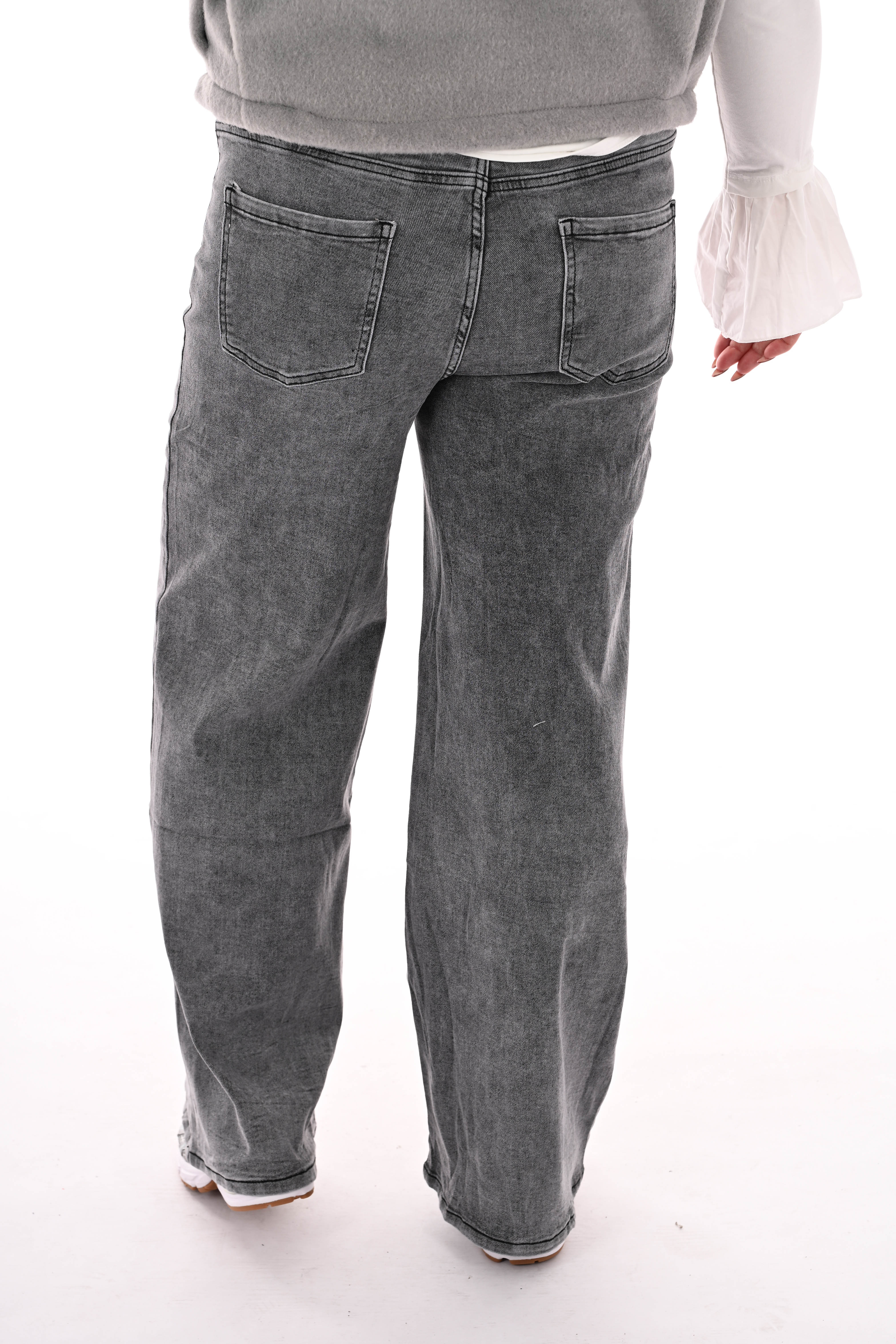 Redberry wide leg grijs