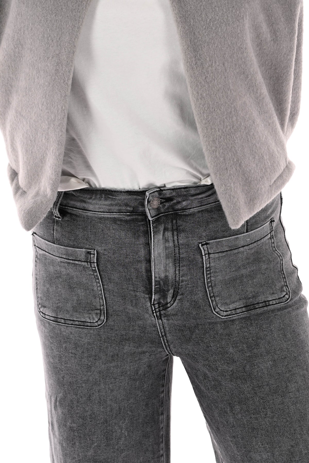 Redberry wide leg grijs