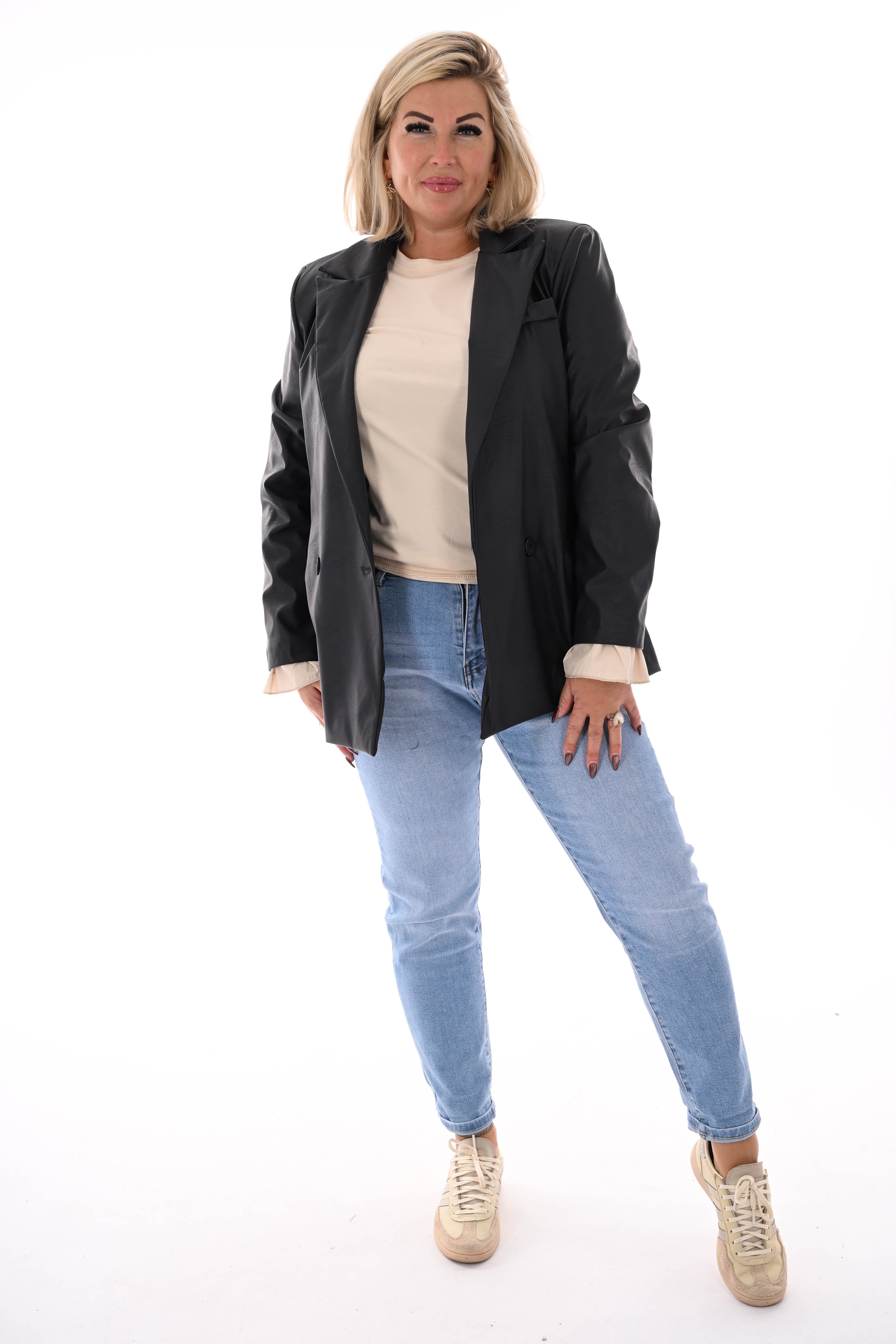 G-smack mom fit lichtblauw