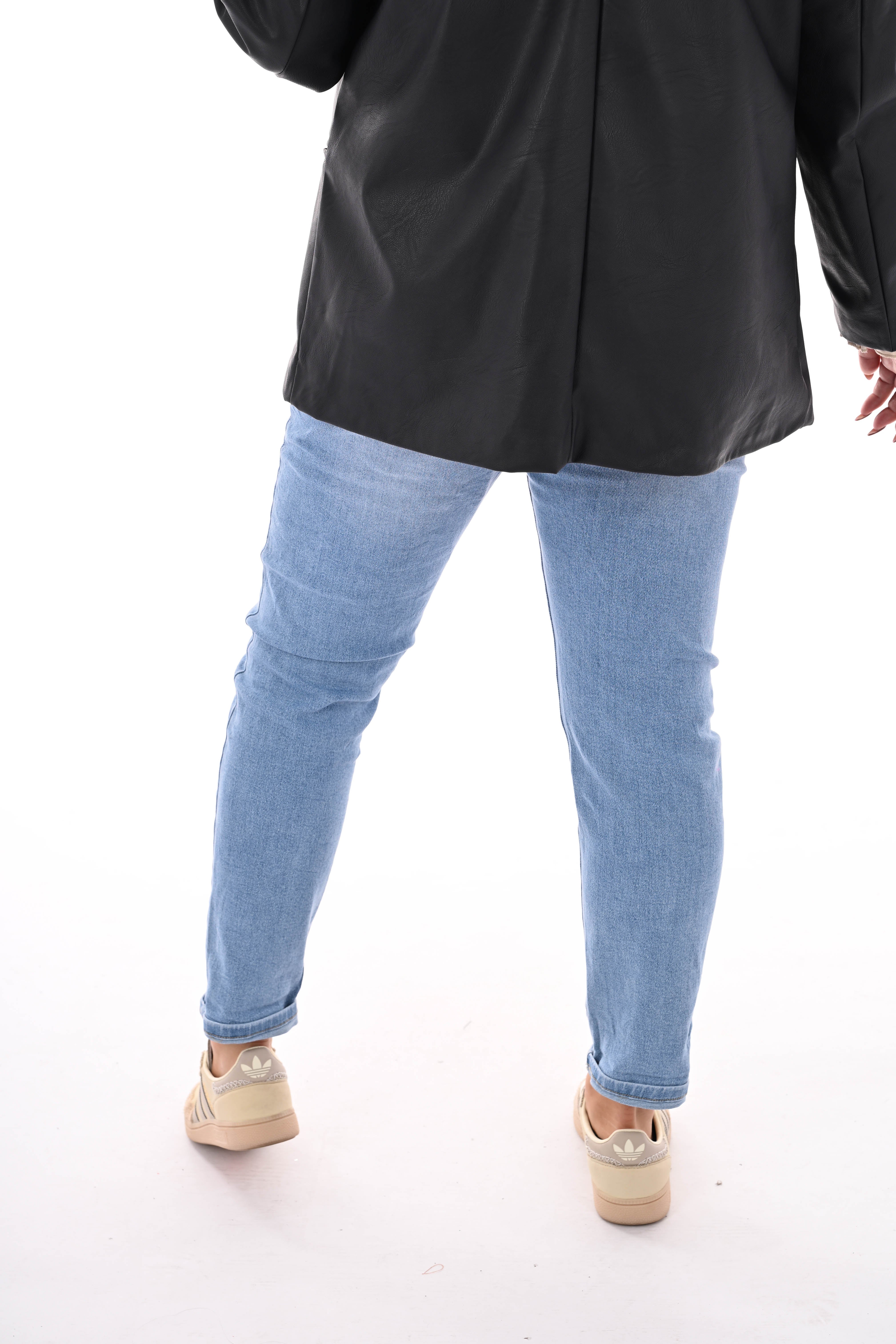 G-smack mom fit lichtblauw