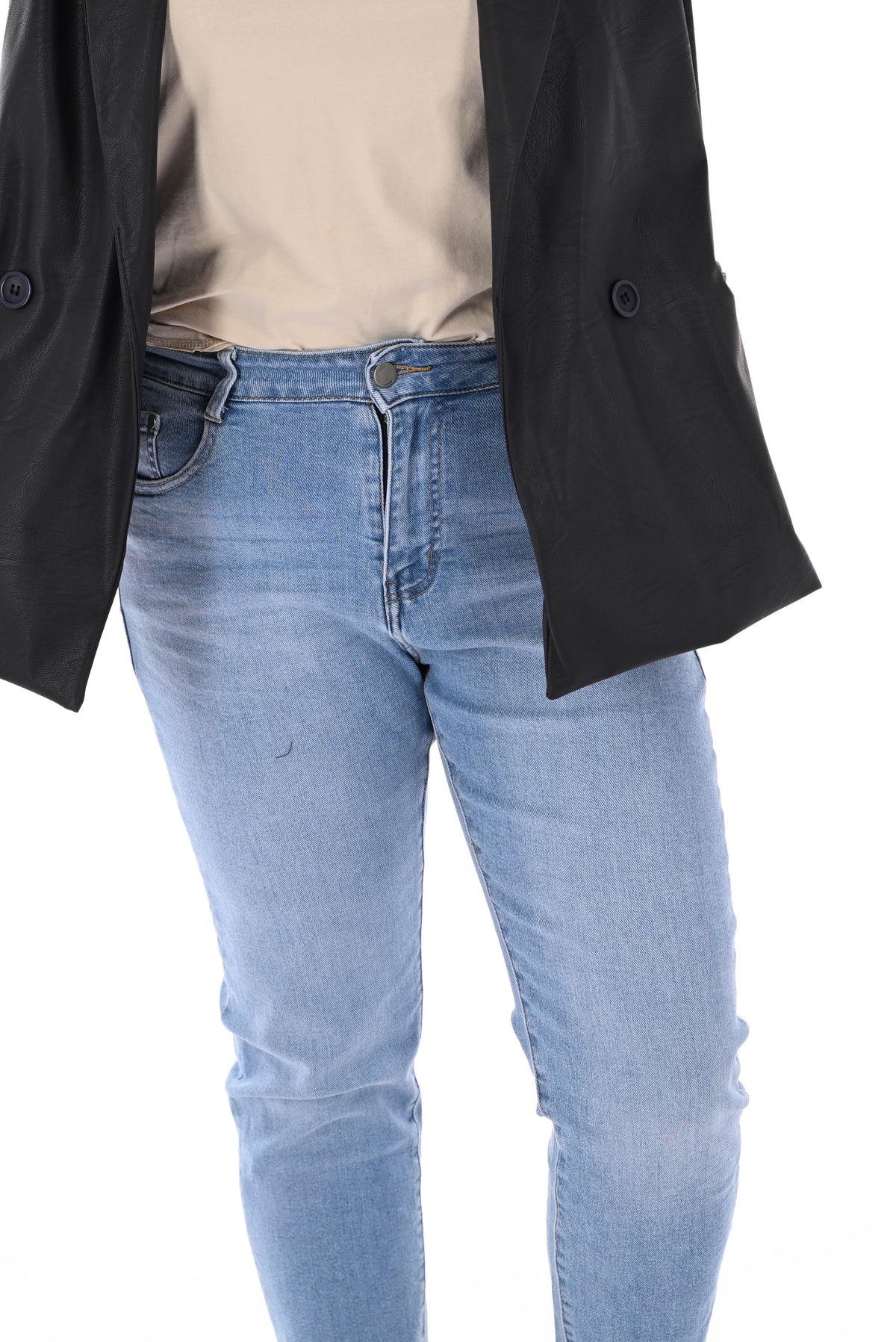 G-smack mom fit lichtblauw