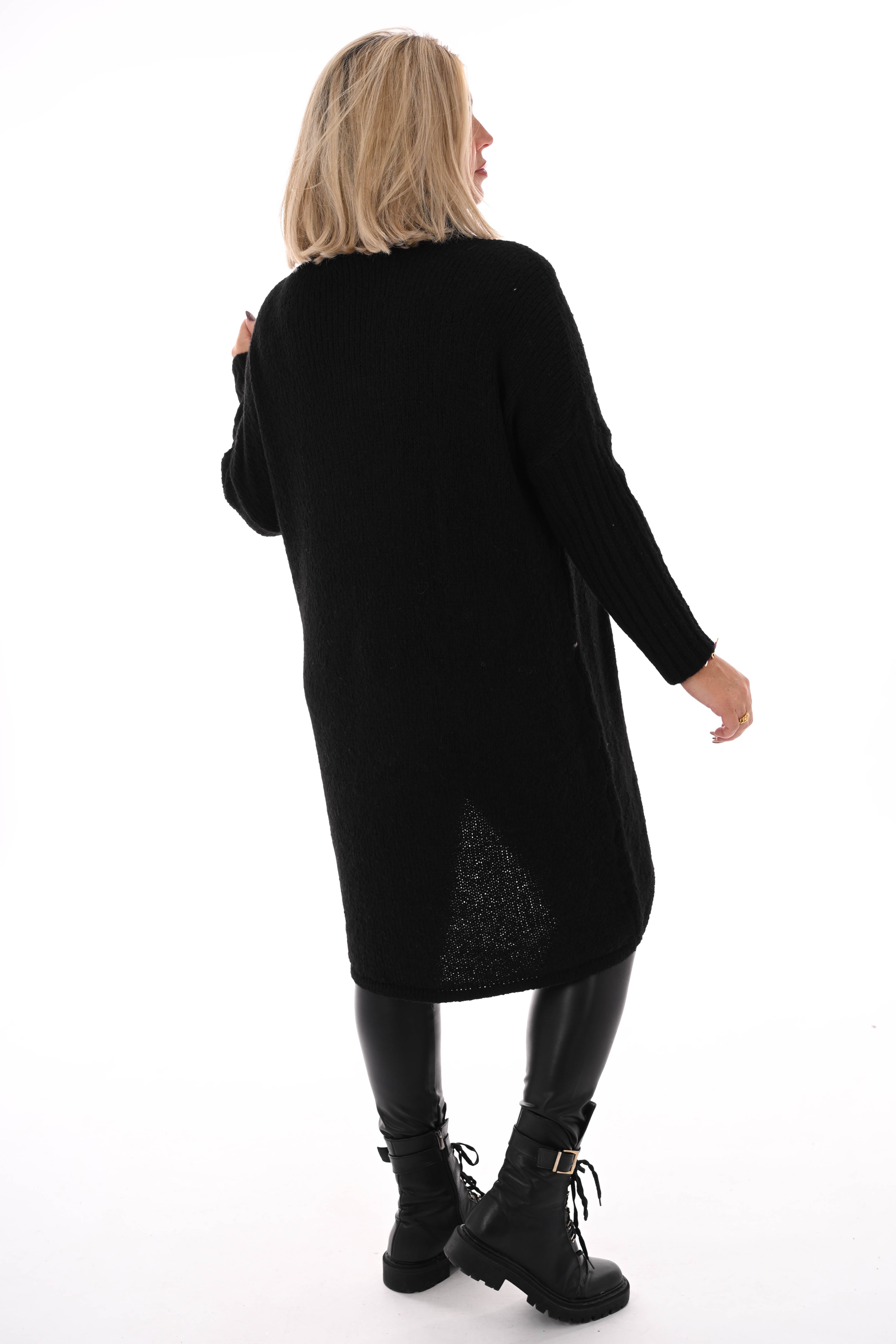 Overslag coltrui zwart