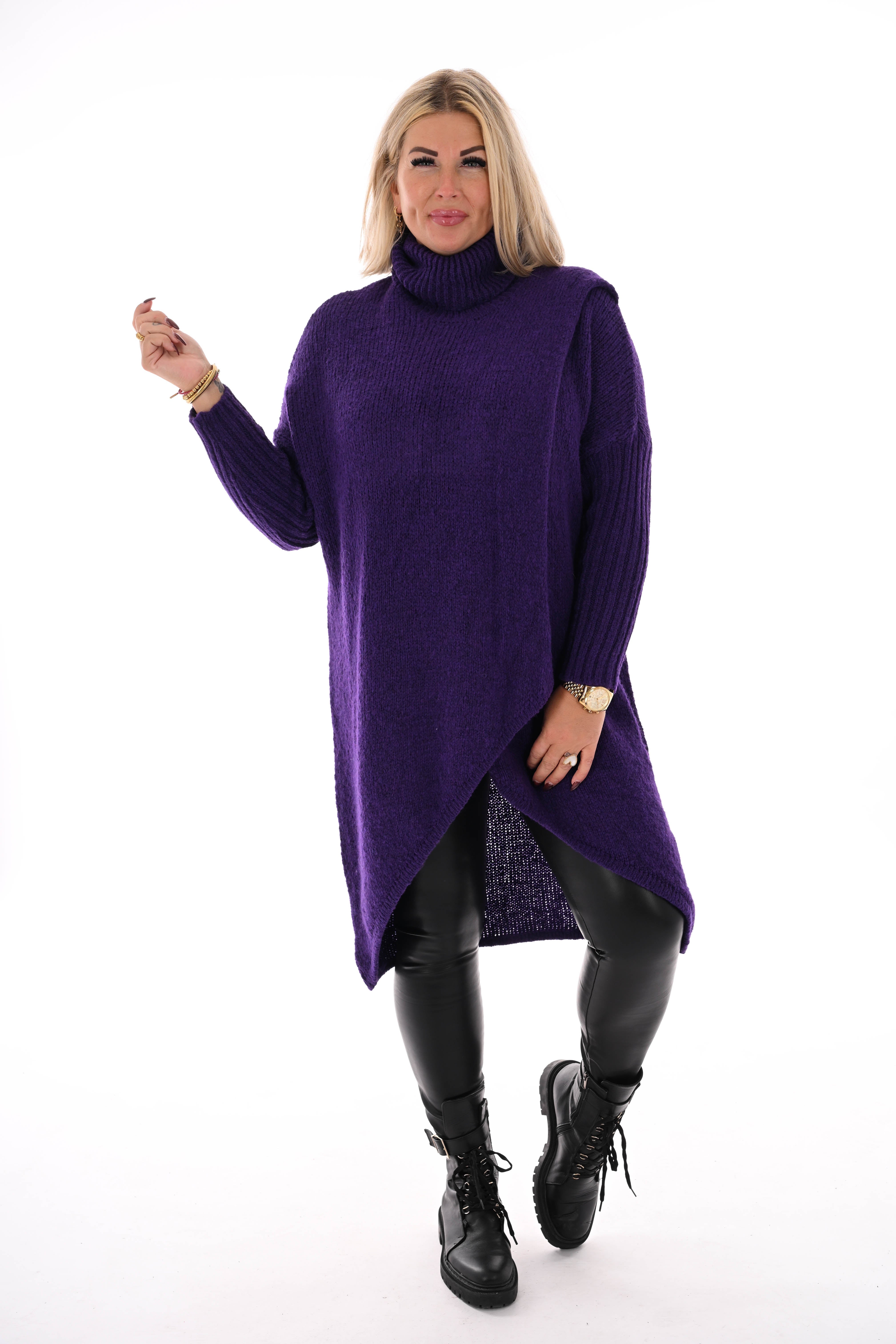 Overslag coltrui paars