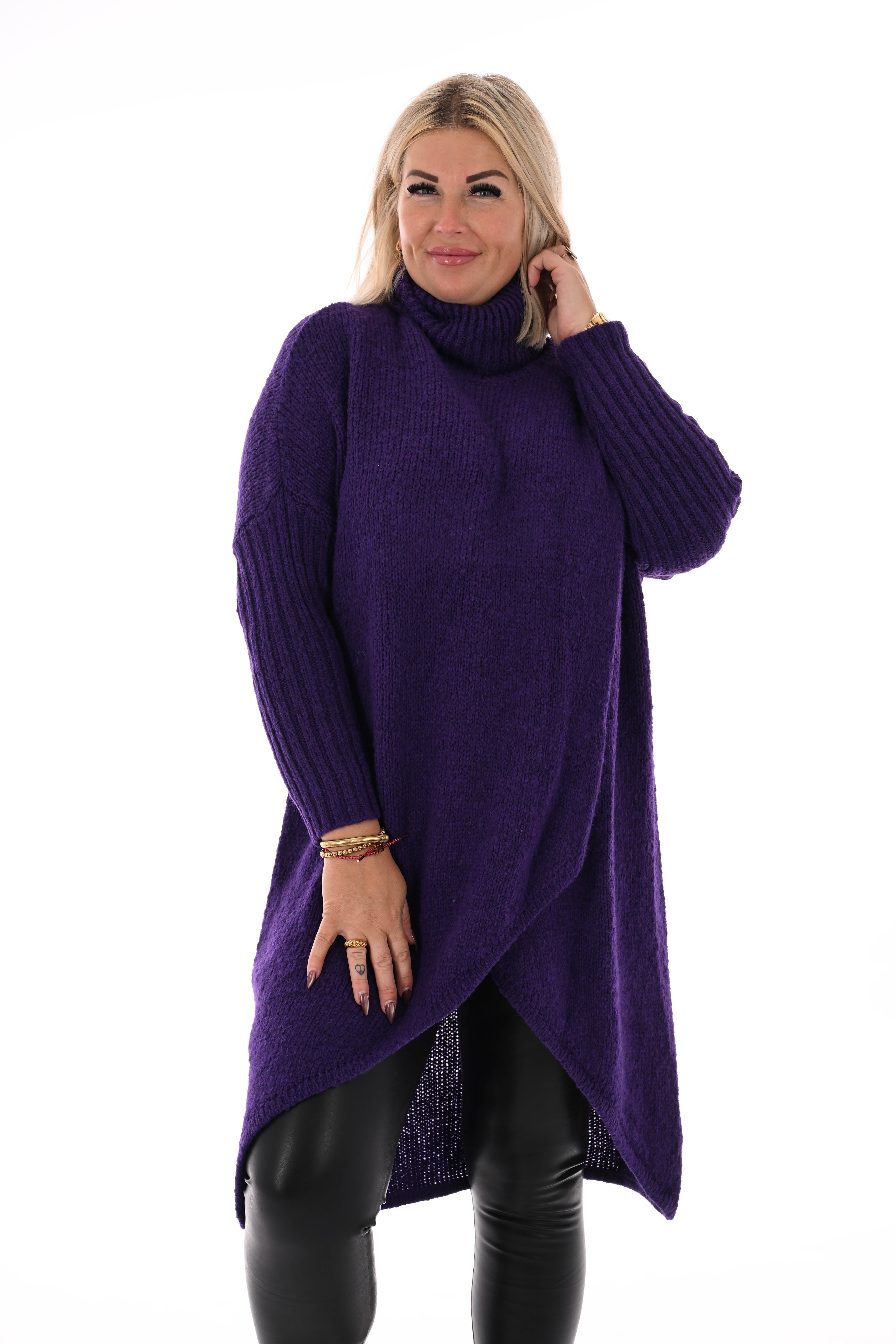 Overslag coltrui paars