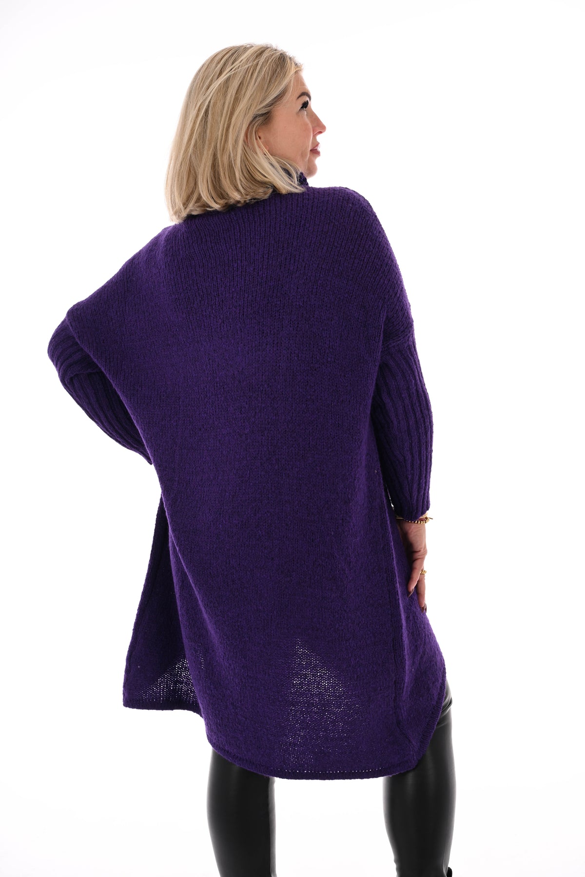 Overslag coltrui paars