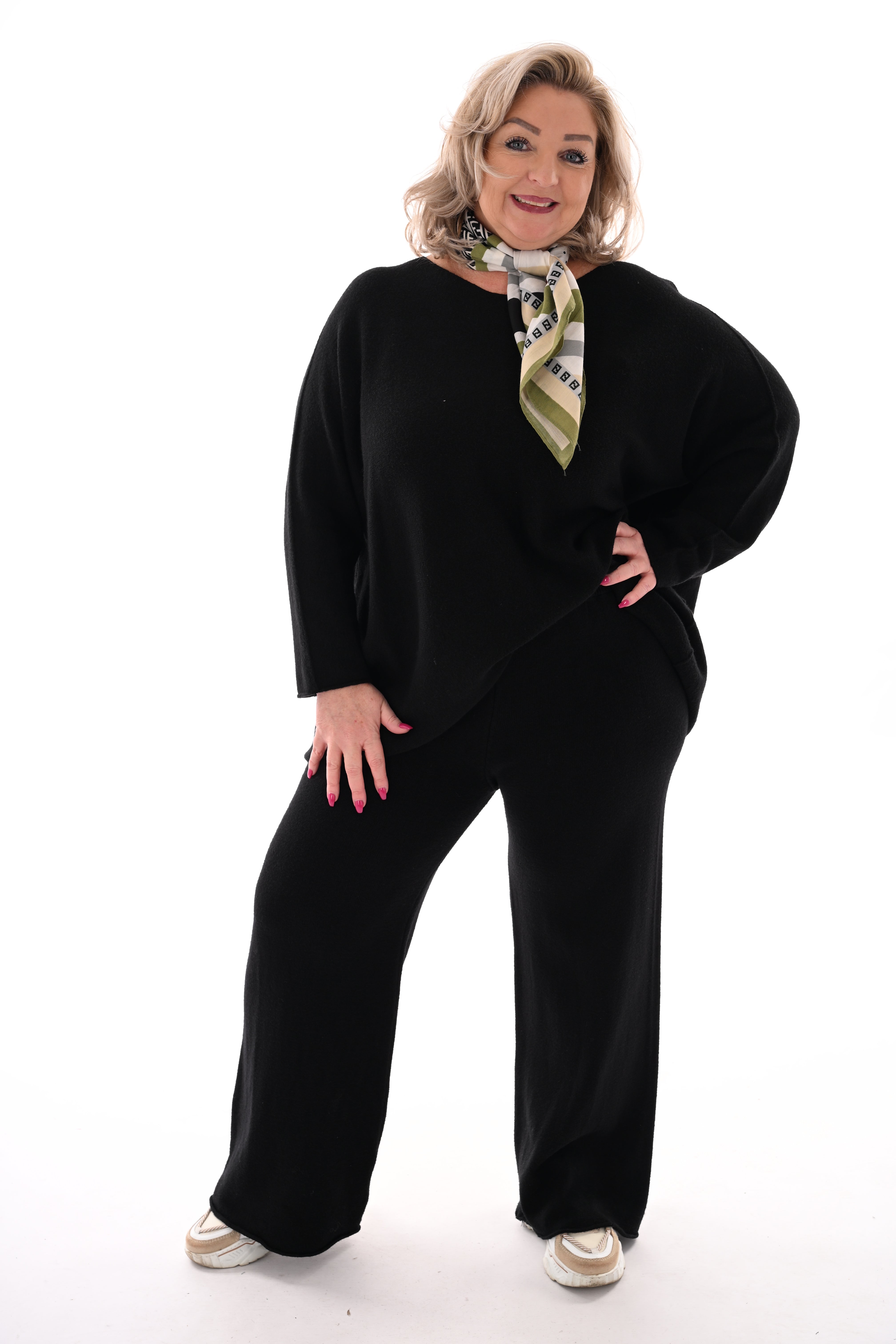 Tweedelig pak uni zwart