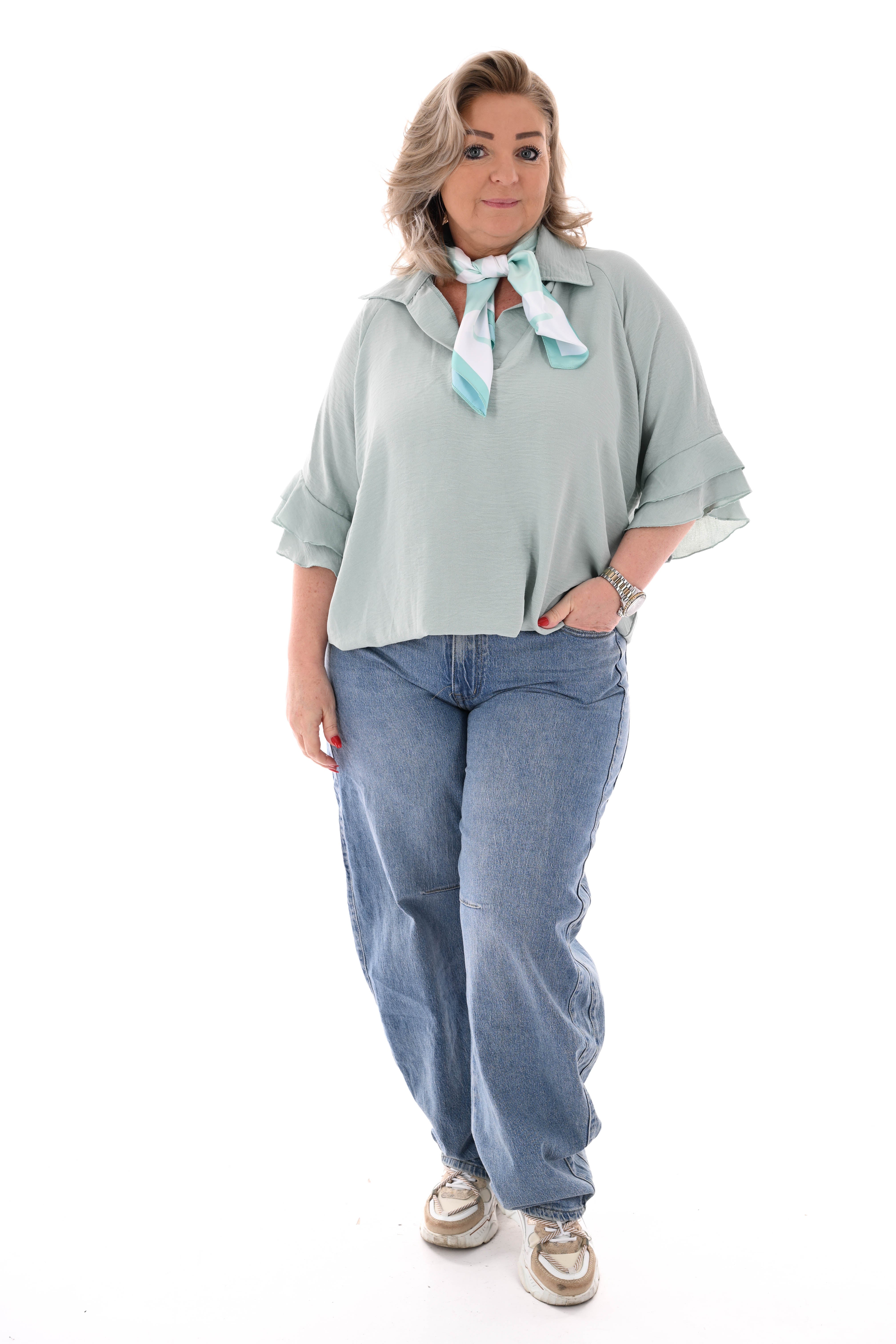 Laulia jeans ballon blauw