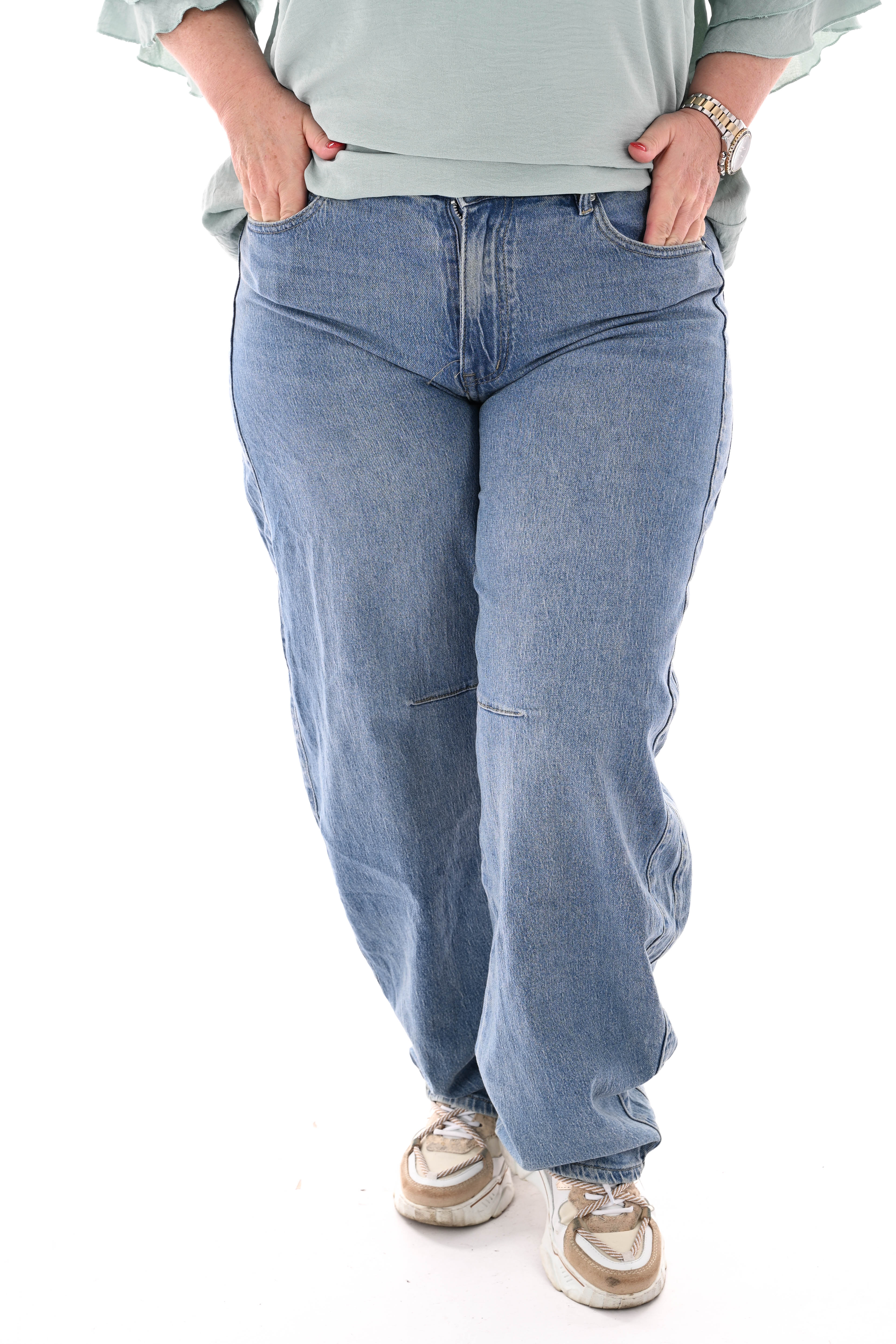 Laulia jeans ballon blauw