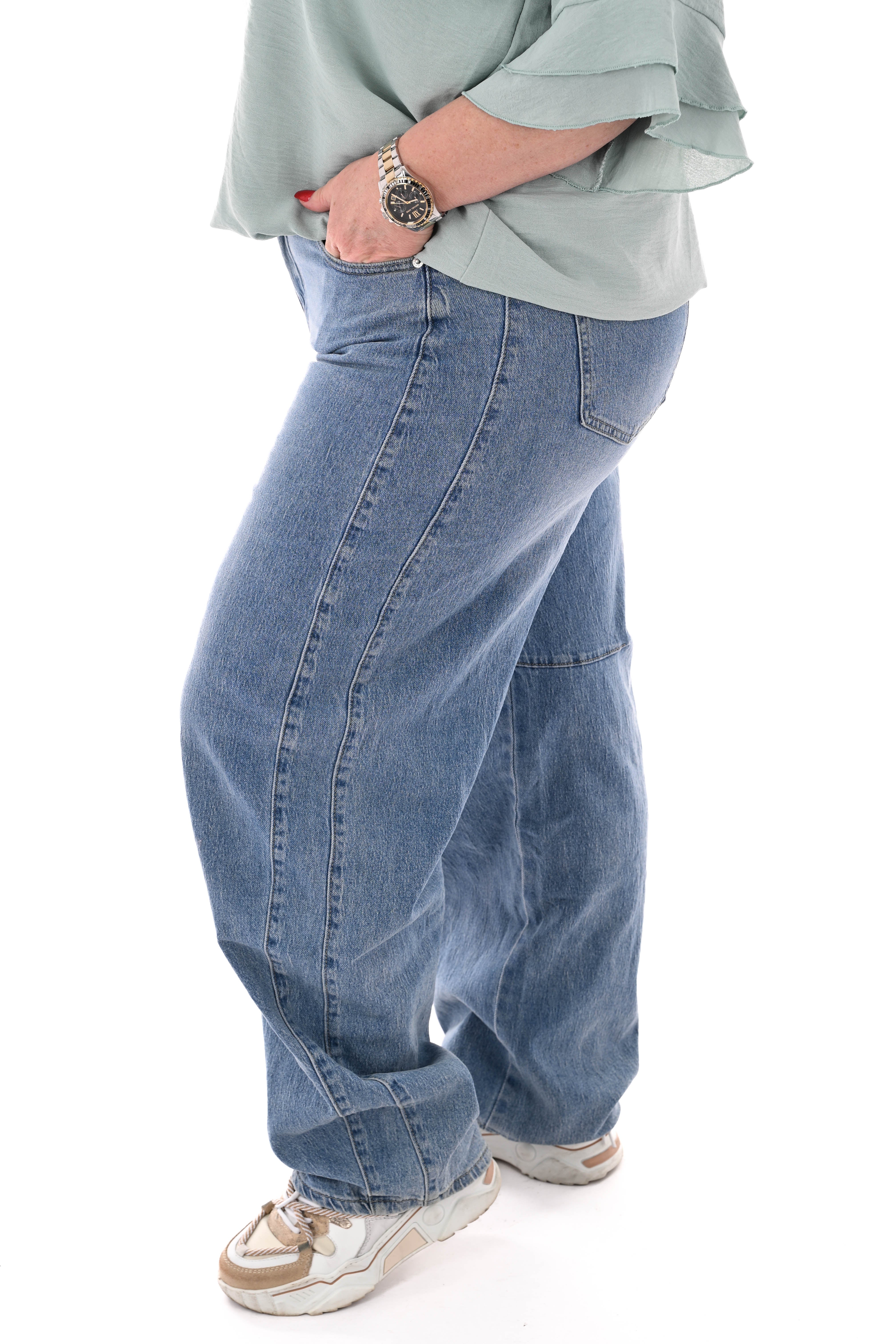 Laulia jeans ballon blauw