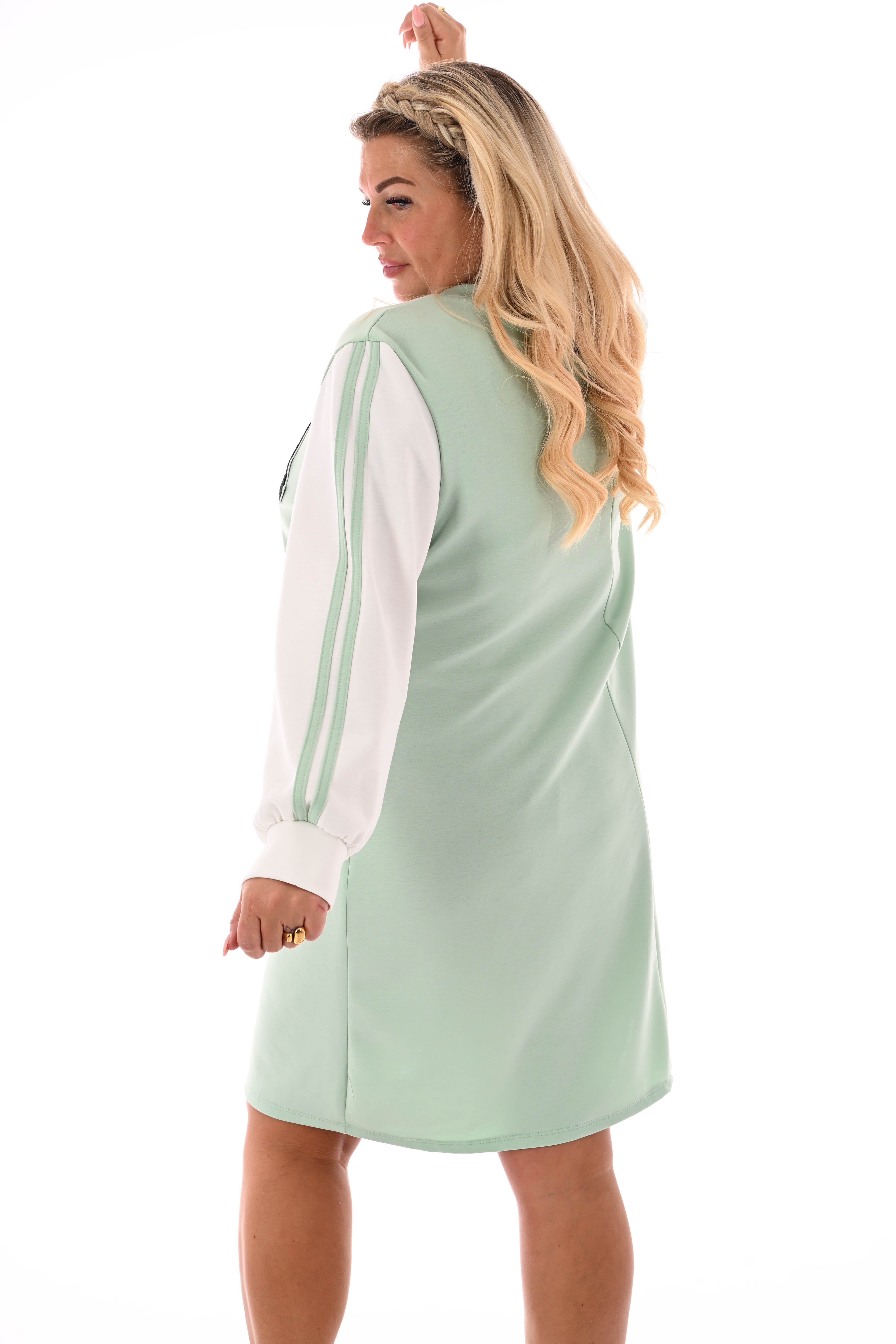 Sweaterdress A lichtgroen