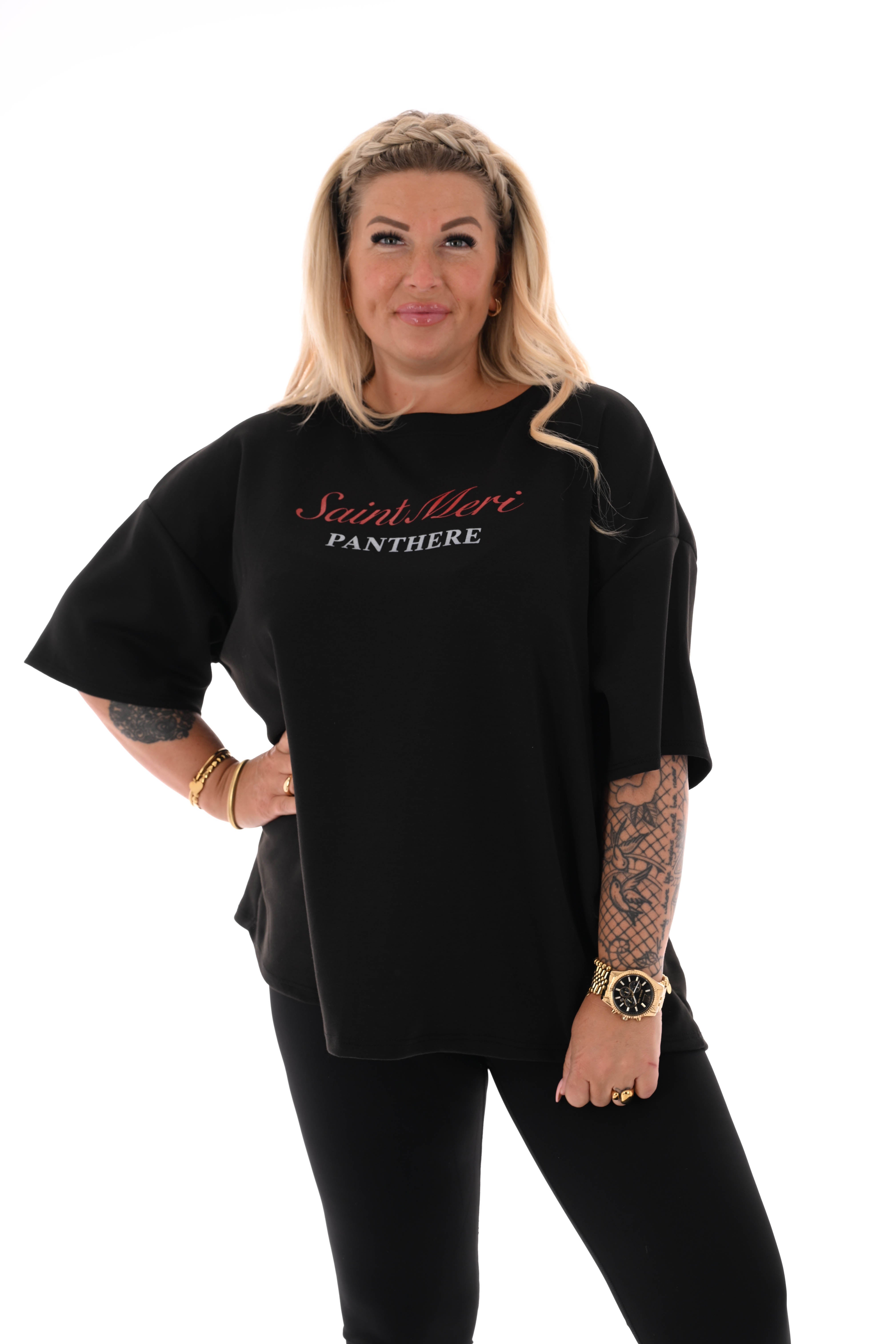 T-shirt Saint Meri zwart