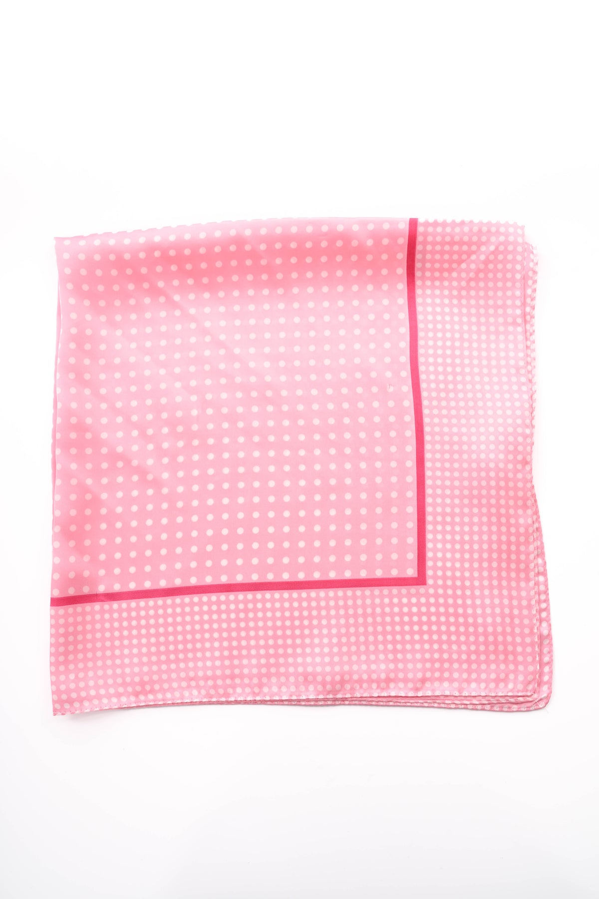 Kort sjaaltje polka dots mix roze