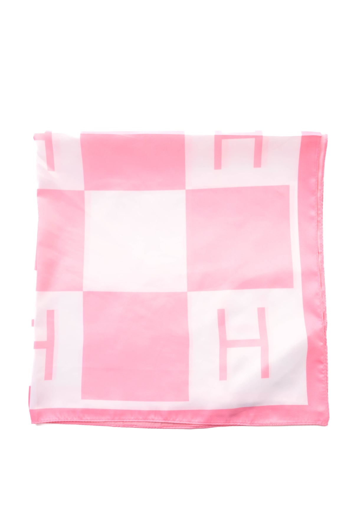 Kort sjaaltje squares lichtroze