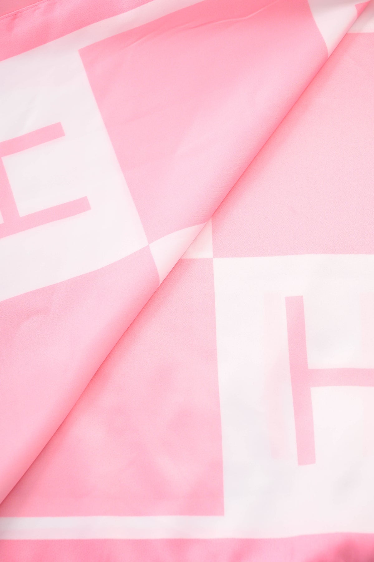 Kort sjaaltje squares lichtroze