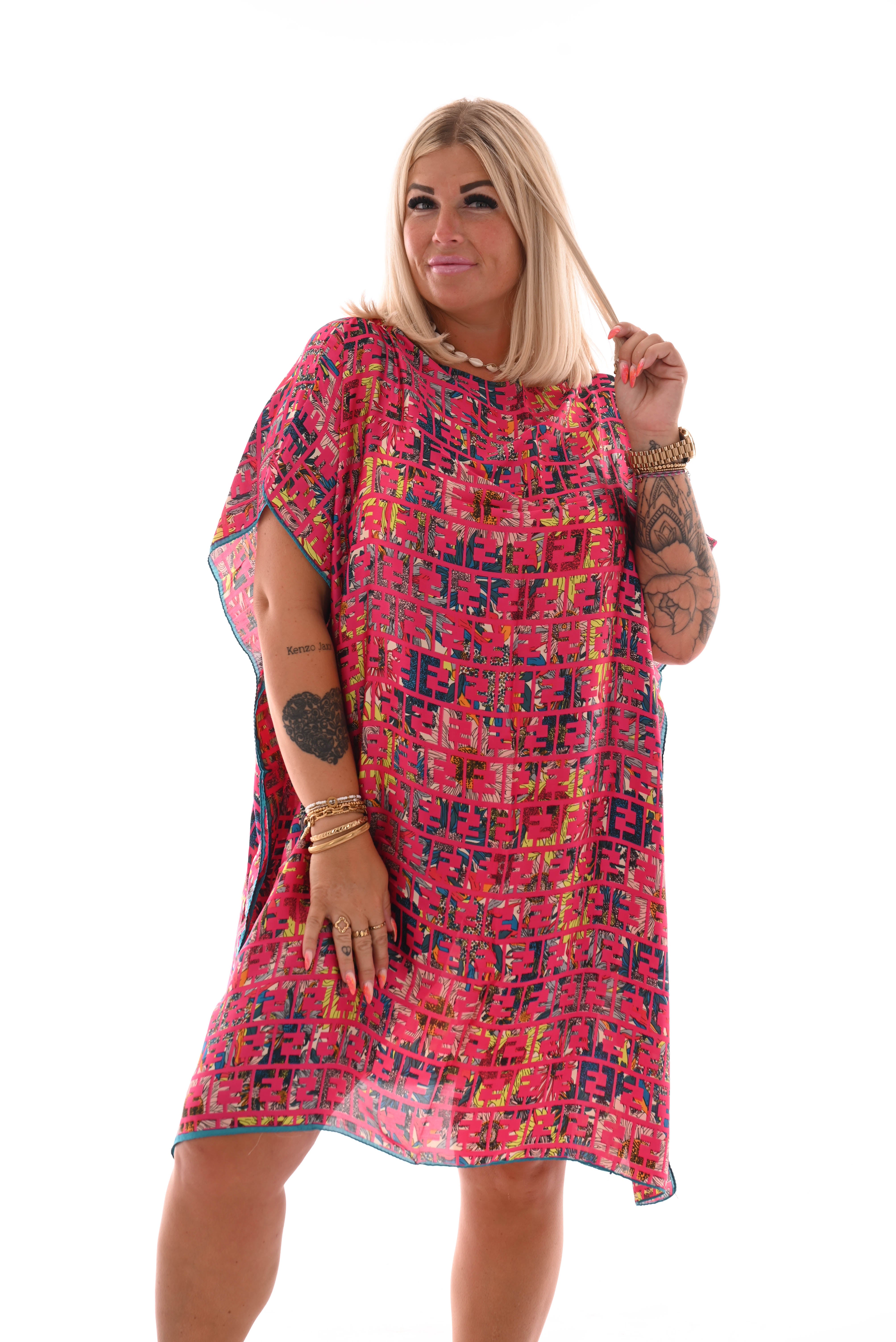 Kaftan maze fuchsia