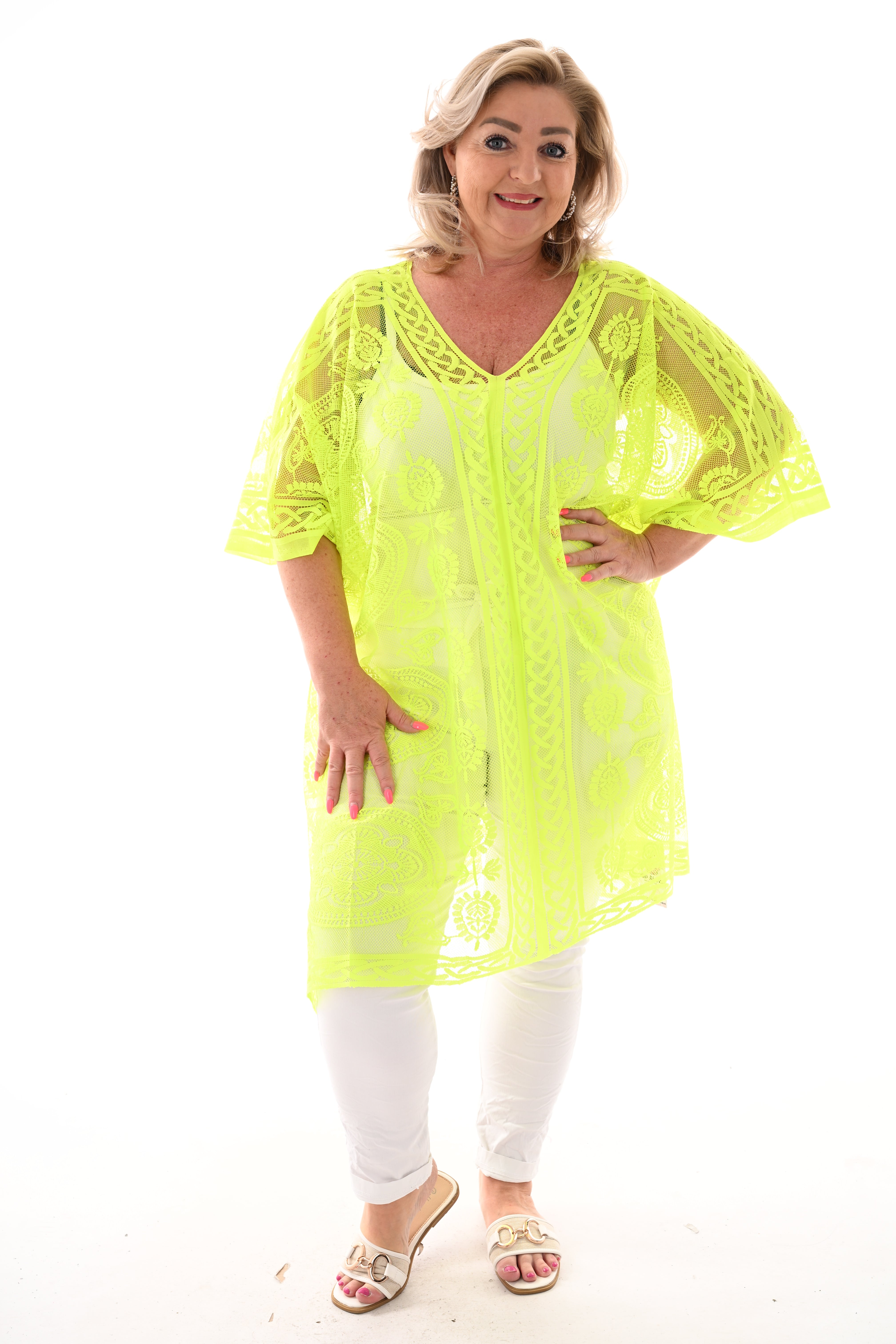 Kanten kaftan felgeel