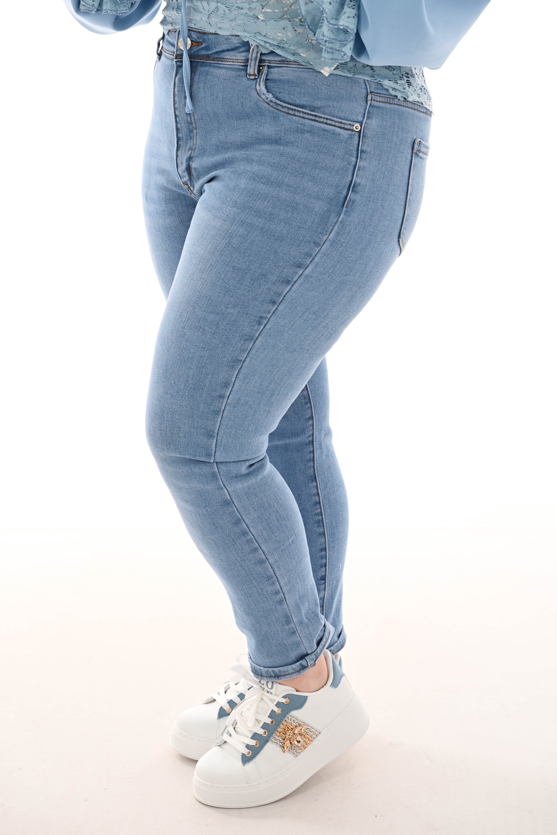 Norfy 80's high waist valley blue