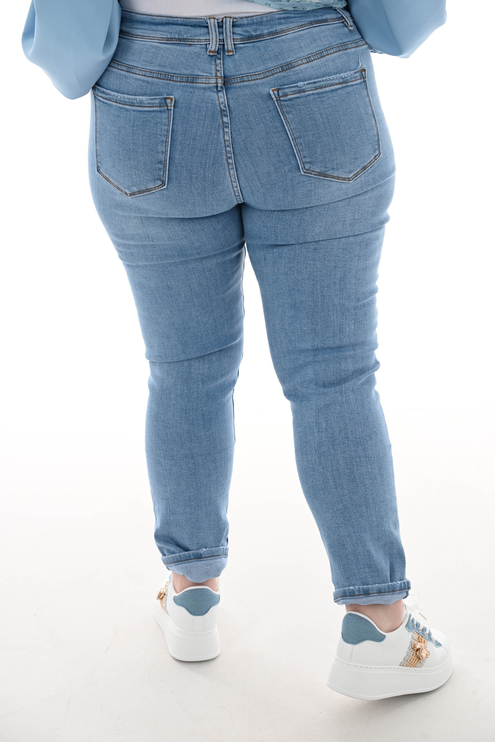 Norfy 80's high waist valley blue