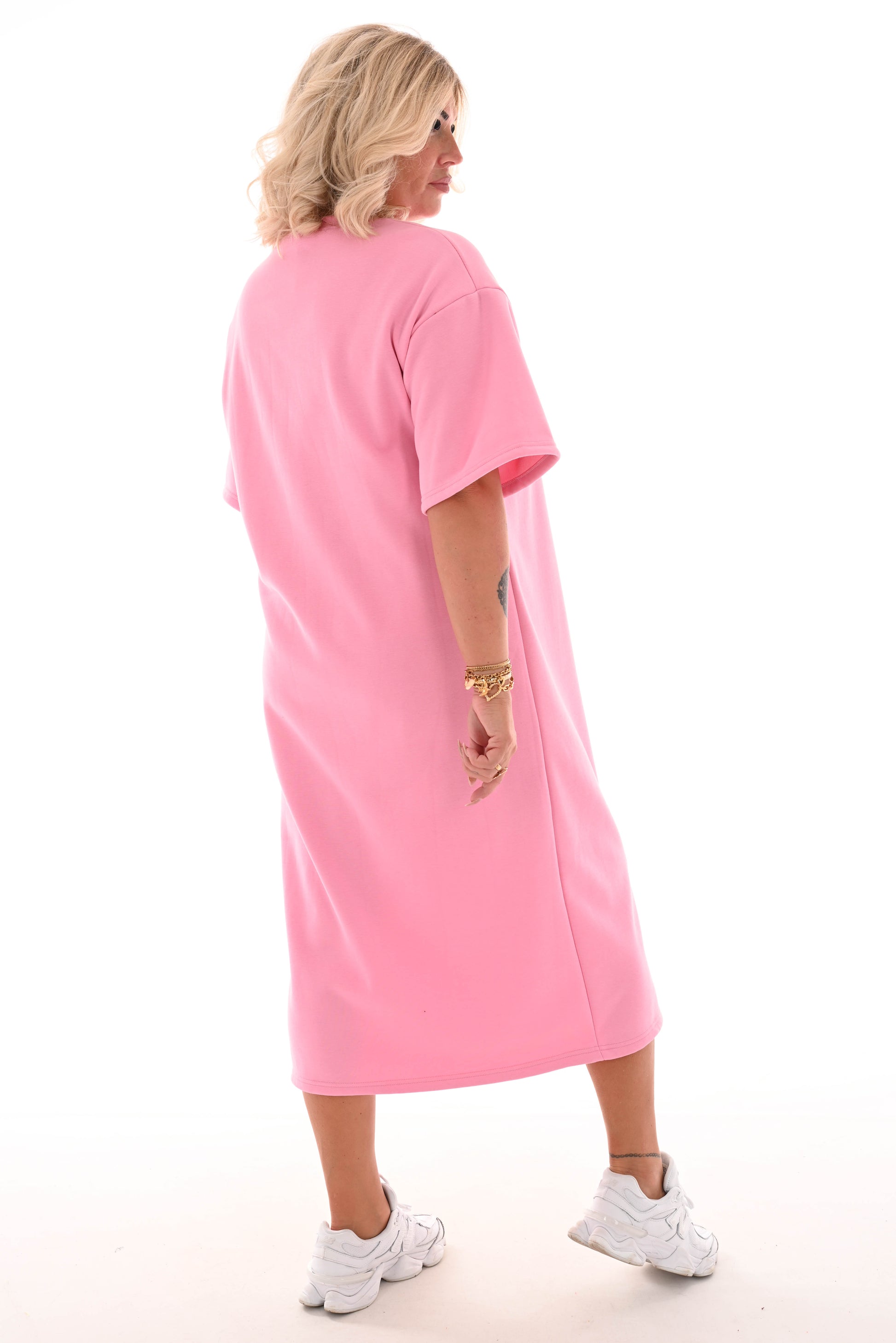 T-shirt dress Le Marais roze