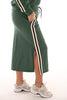 Tweedelig set sweater en rok groen