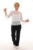 Norfy Wide leg jeans zwart