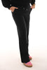 Pantalon broek met elastieke band zwart