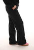Pantalon broek met elastieke band zwart