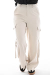 Pantalon broek cargo beige
