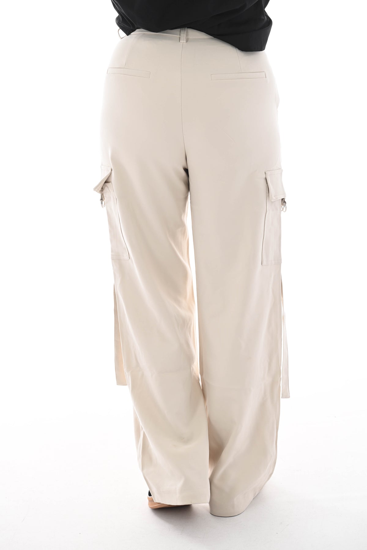 Pantalon broek cargo beige