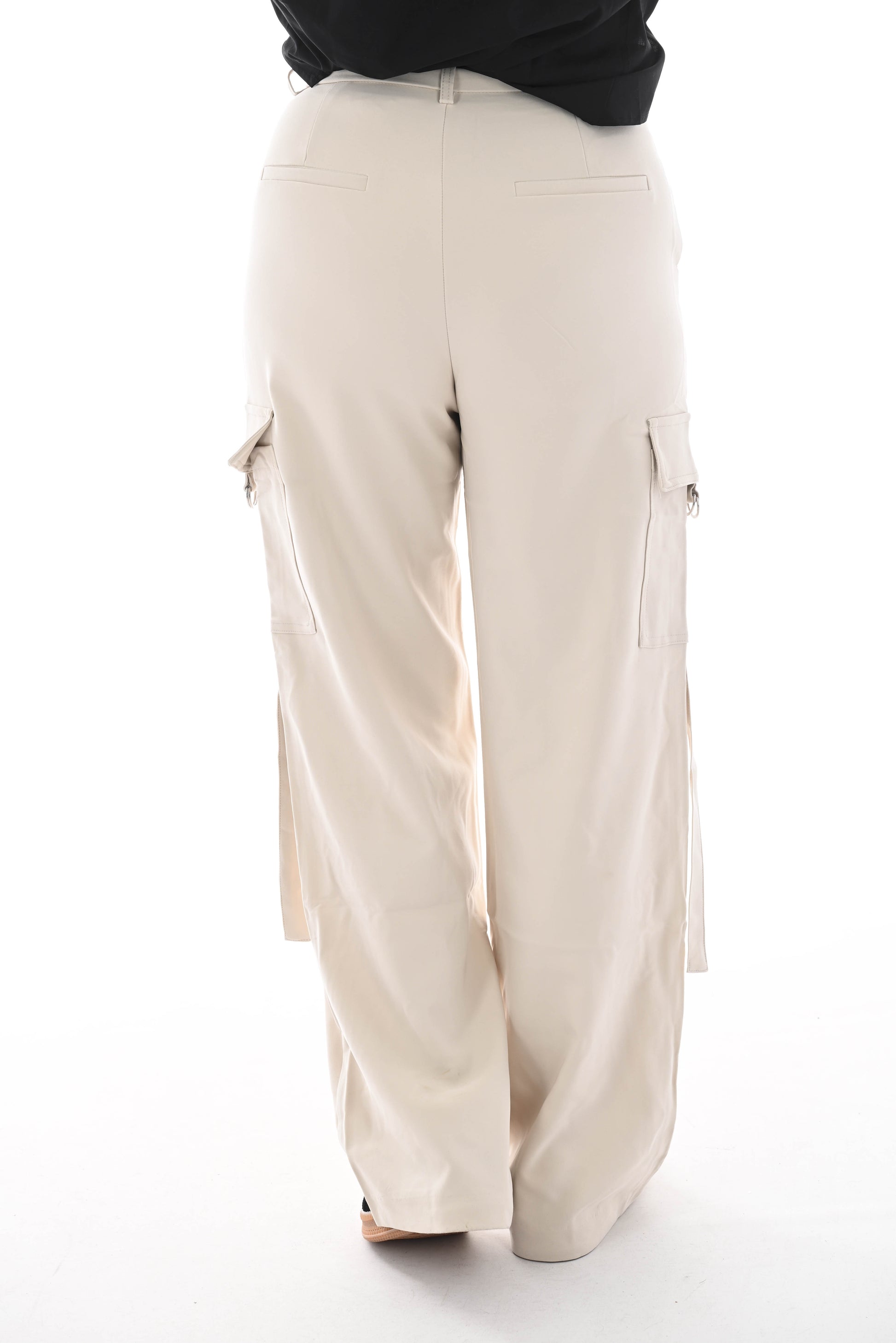 Pantalon broek cargo beige