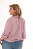 Blouse met kraag overslag violet