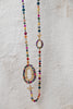 Ketting met ovaal detail multi colour