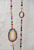 Ketting met ovaal detail multi colour