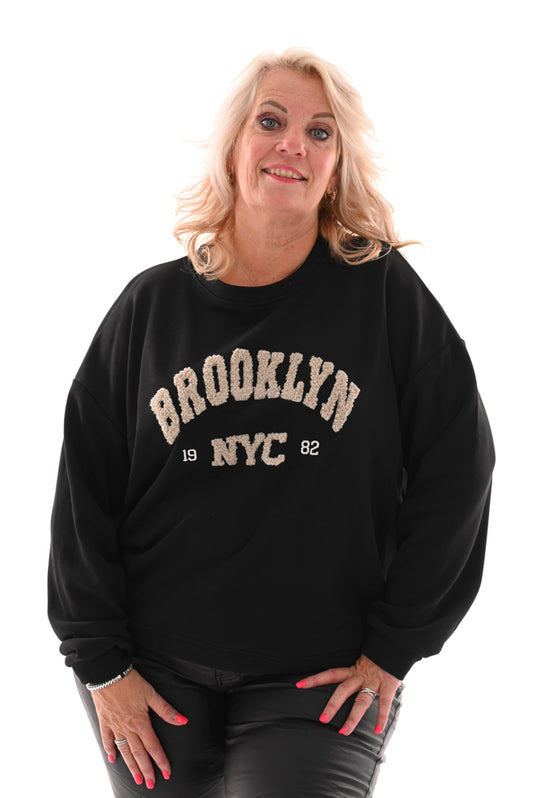 Sweater Brooklyn zwart